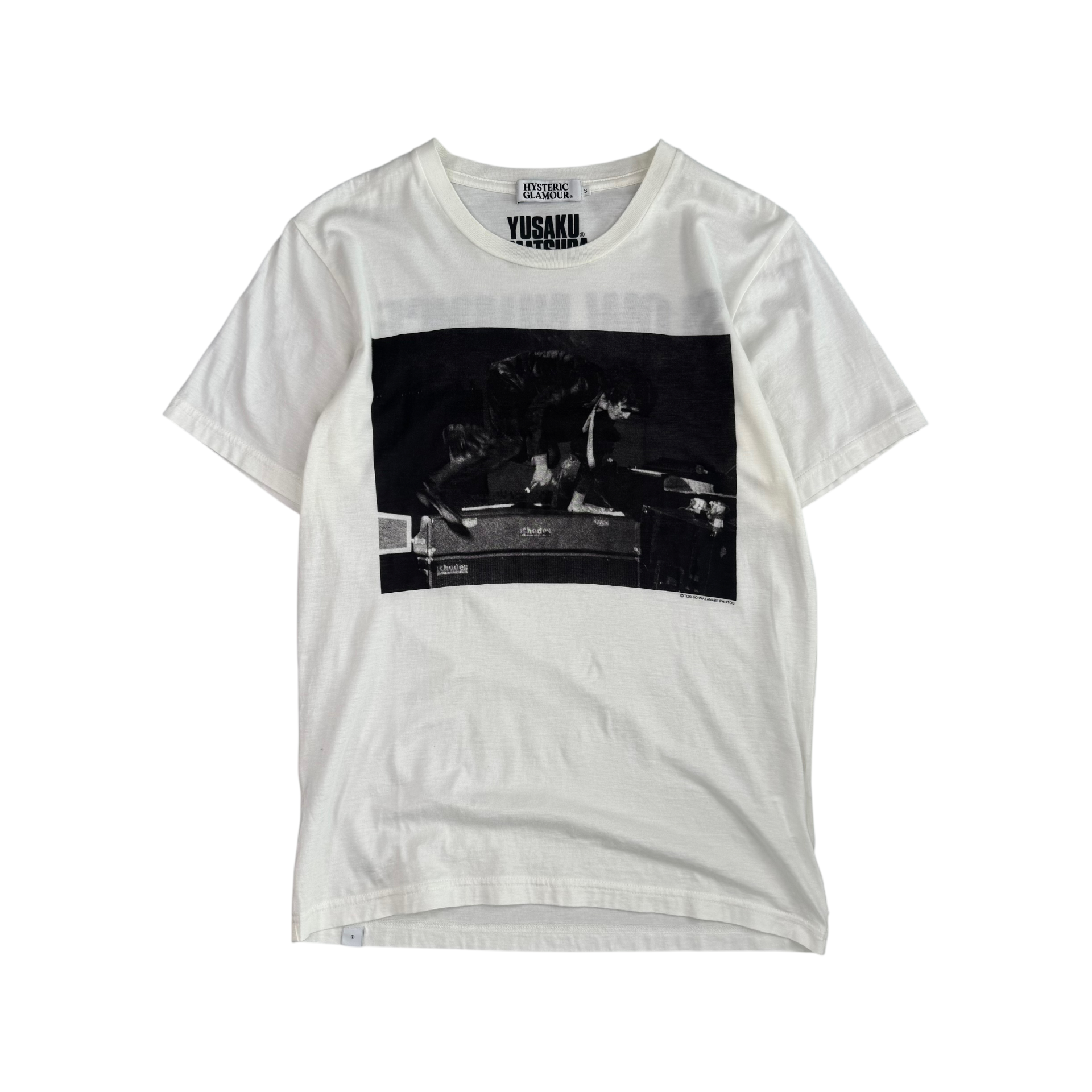 (S) HYSTERIC GLAMOUR X YUSAKU MATSUDA T SHIRT
