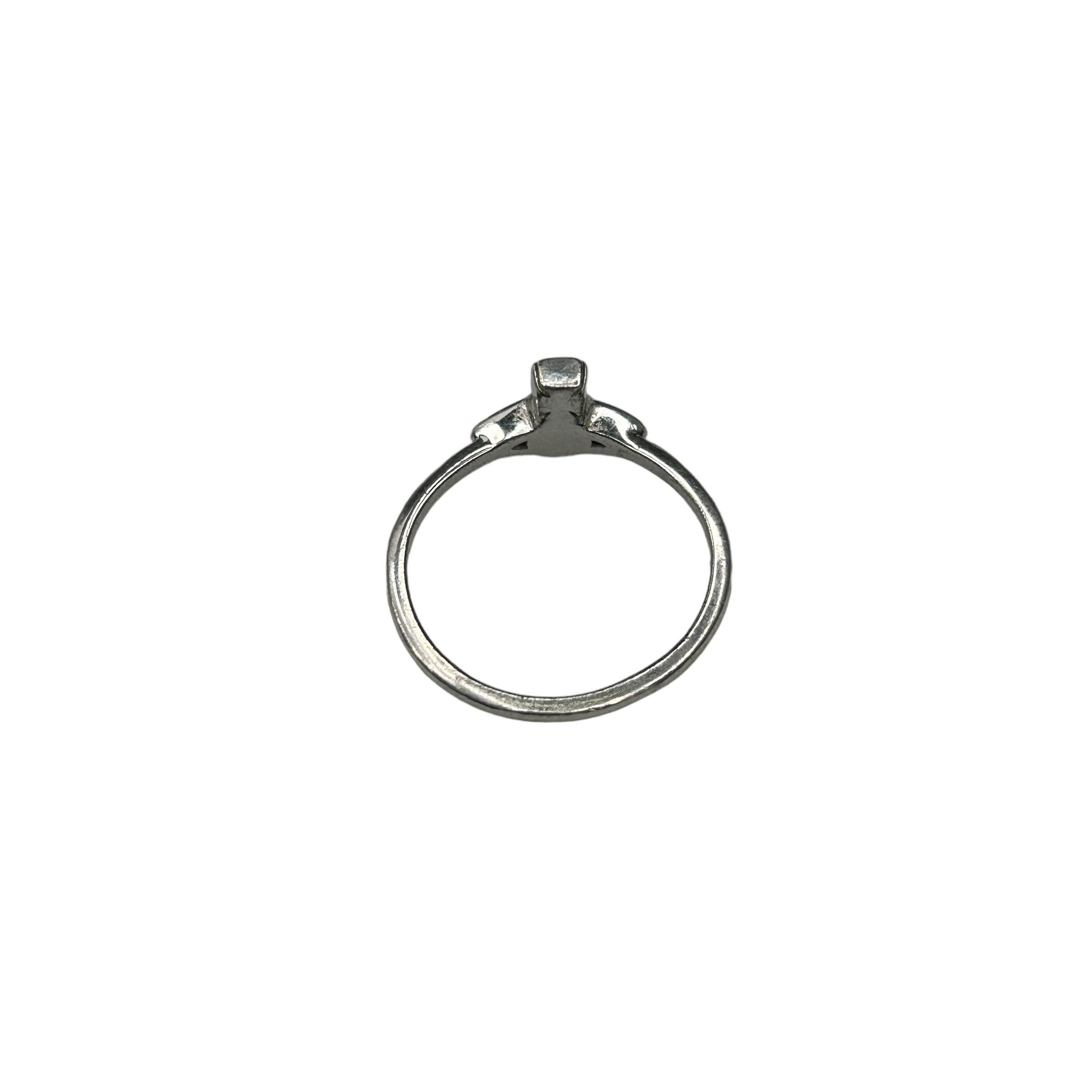 (S/6) VIVIENNE WESTWOOD 925 SILVER ORB RING