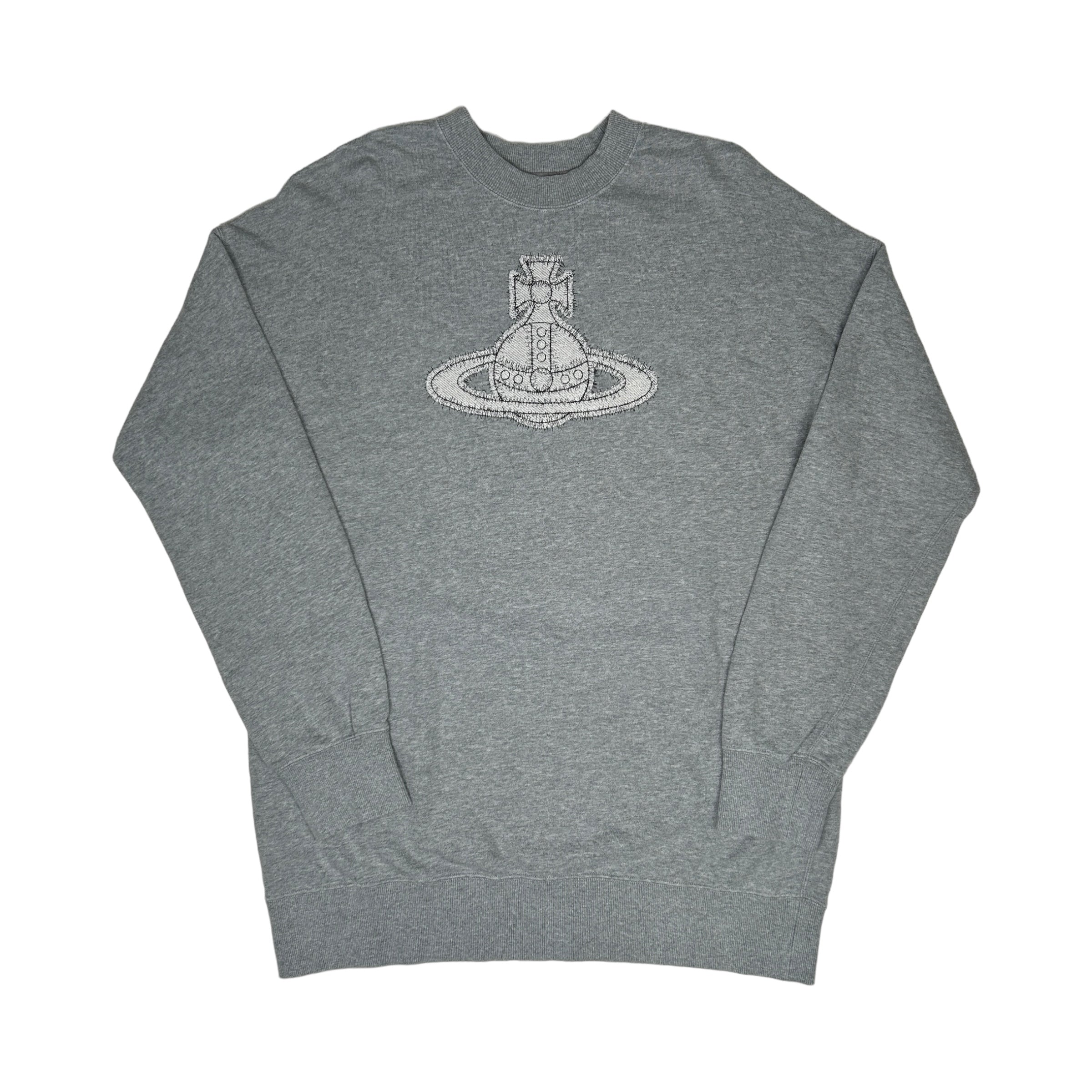 VIVIENNE WESTWOOD RED LABEL ORB CREWNECK - GREY