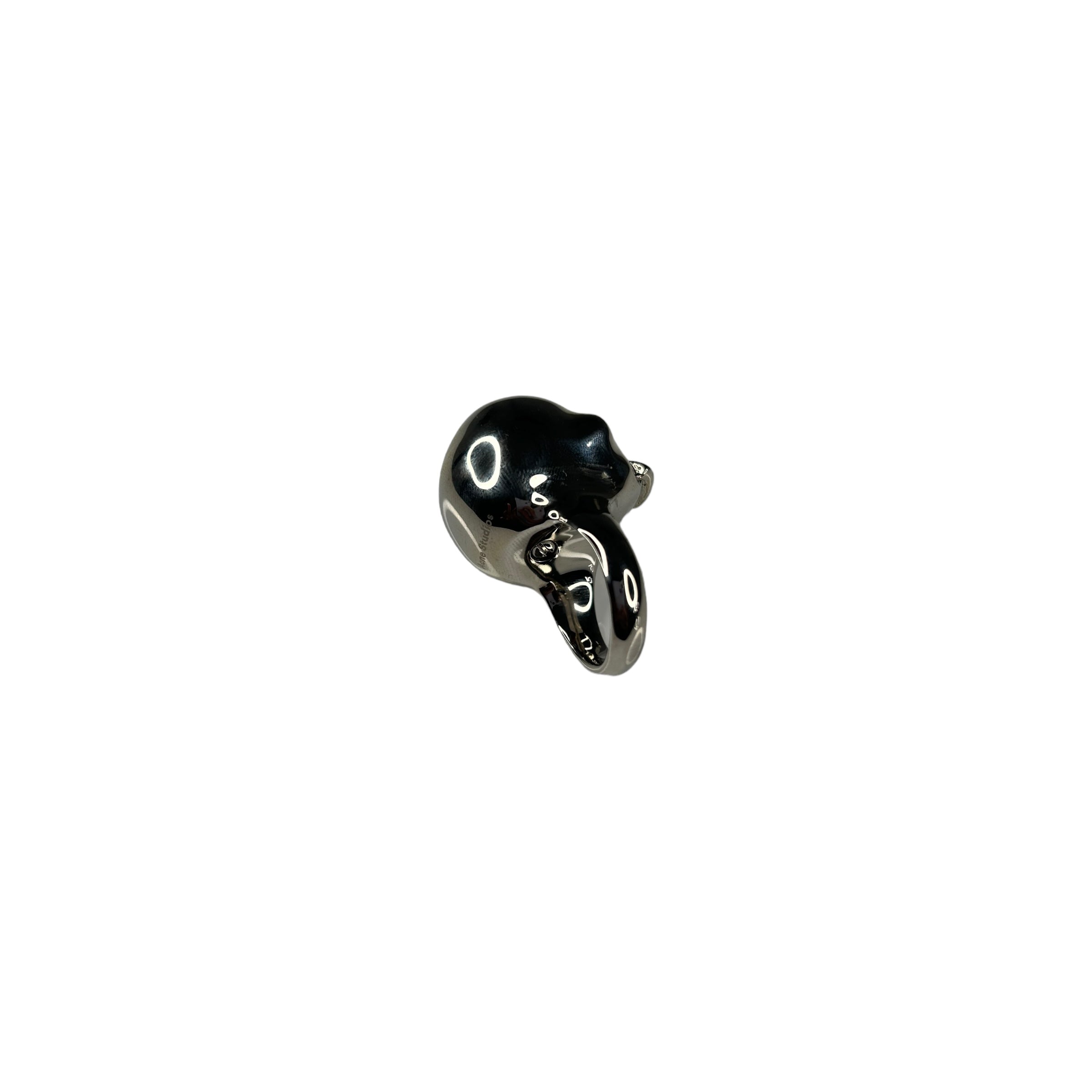 ACNE STUDIOS SKULL RING 925 STERLING SILVER