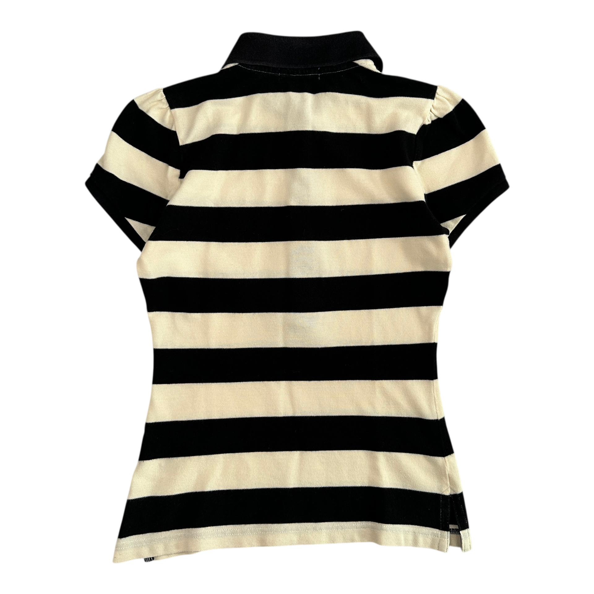 (38) BURBERRY BLUE LABEL STRIPED POLO SHIRT