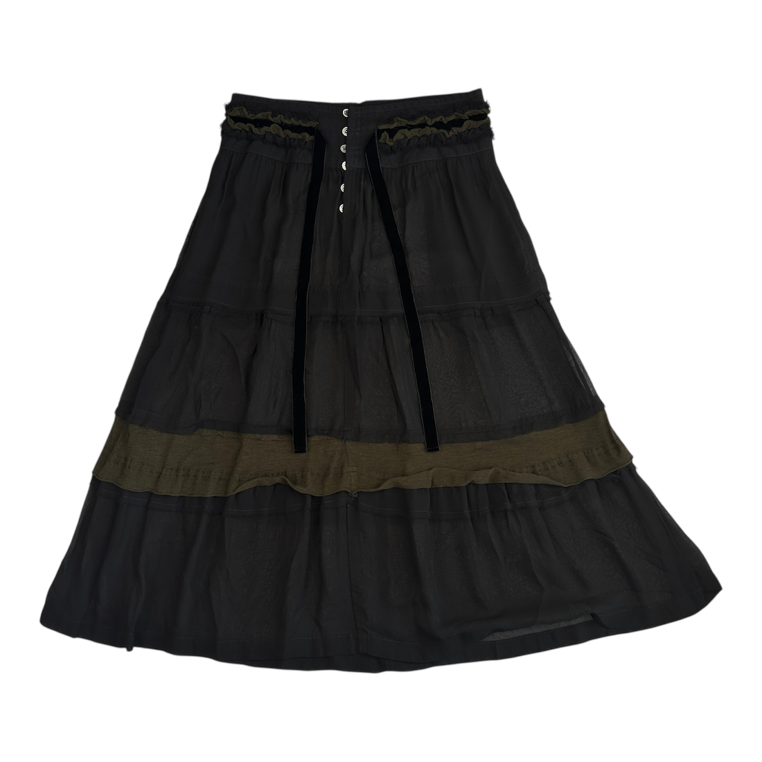 (M) COMME DES GARCONS TRICOT SKIRT - BLACK