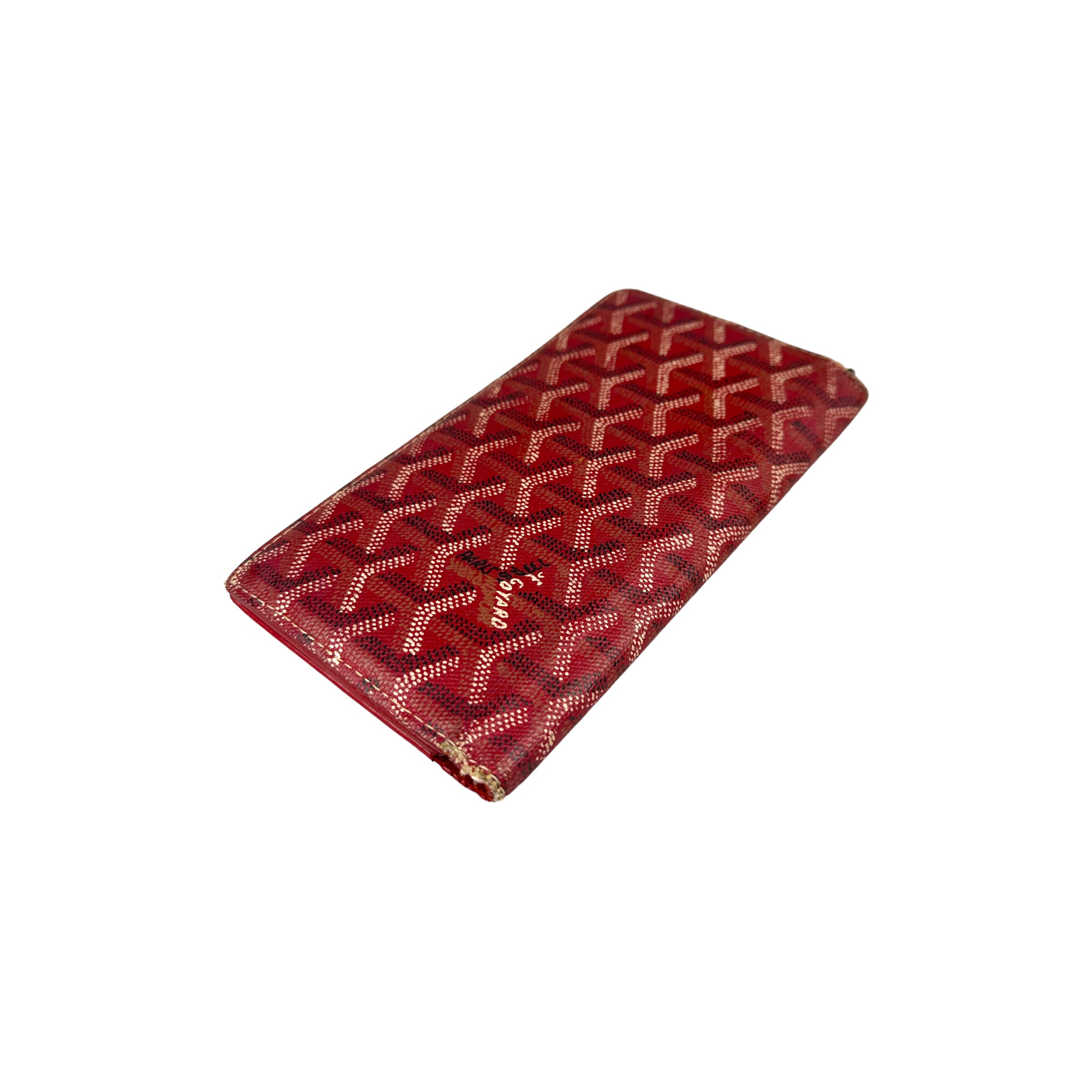 GOYARD RICHELIEU LONG WALLET - RED