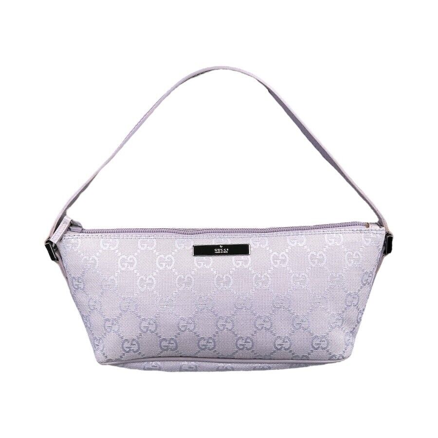 GUCCI GG MONOGRAM BOAT POCHETTE - LILAC