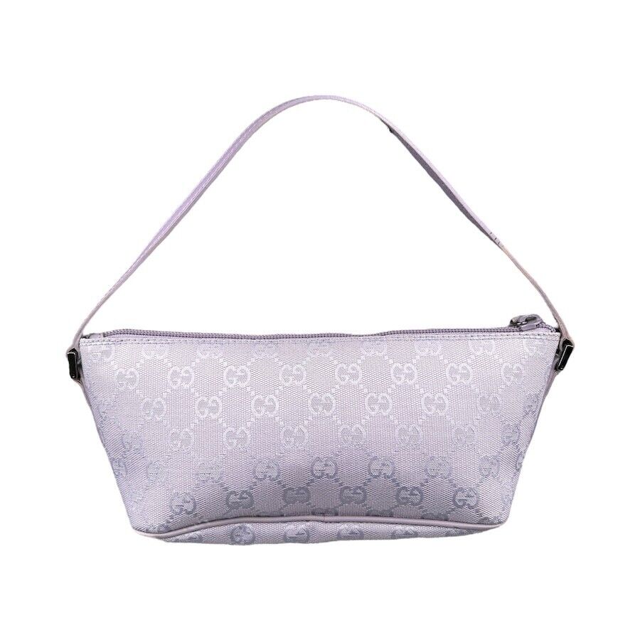 GUCCI GG MONOGRAM BOAT POCHETTE - LILAC