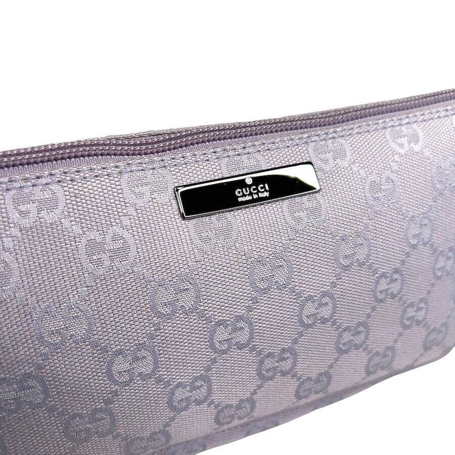 GUCCI GG MONOGRAM BOAT POCHETTE - LILAC