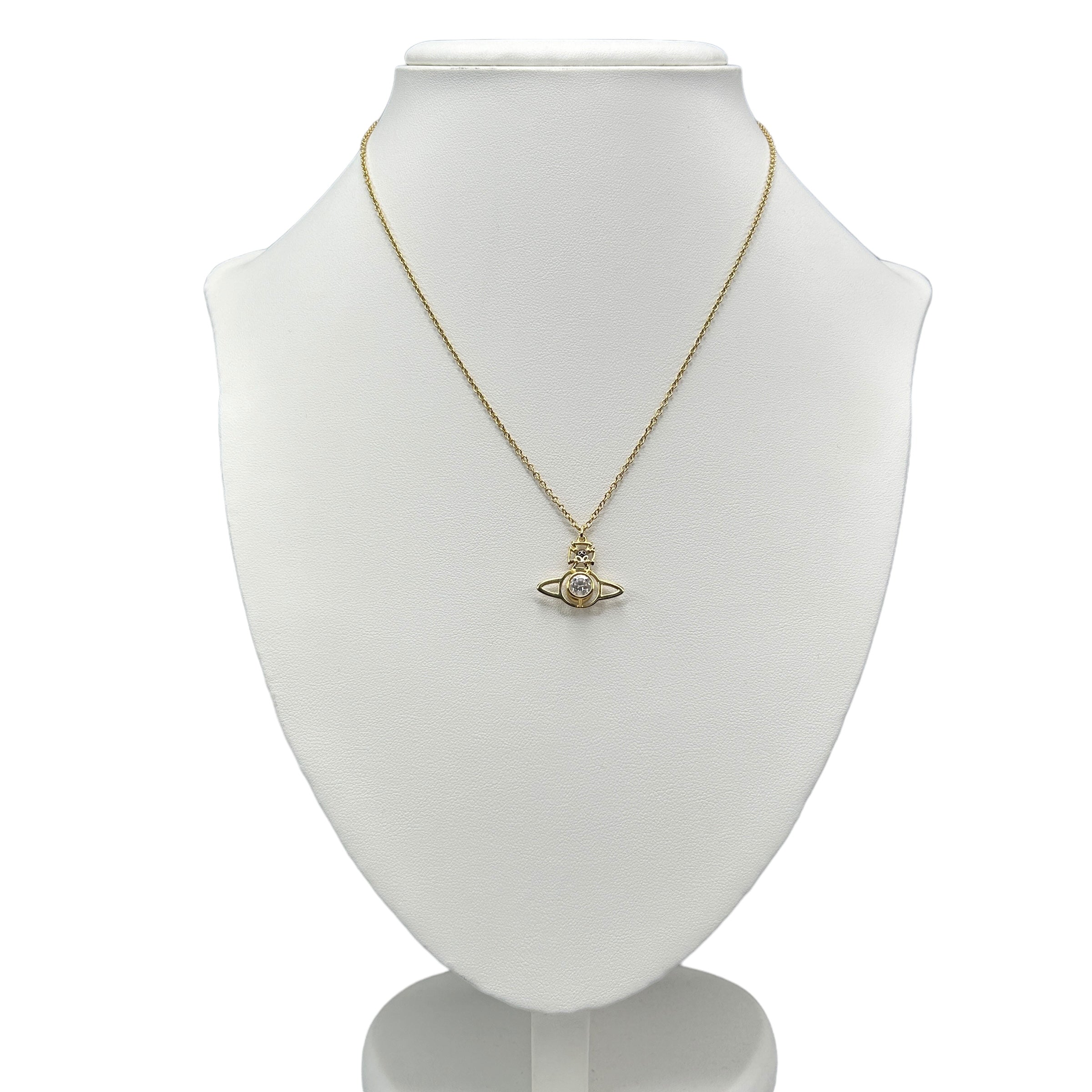 VIVIENNE WESTWOOD NORA GOLD PLATED NECKLACE