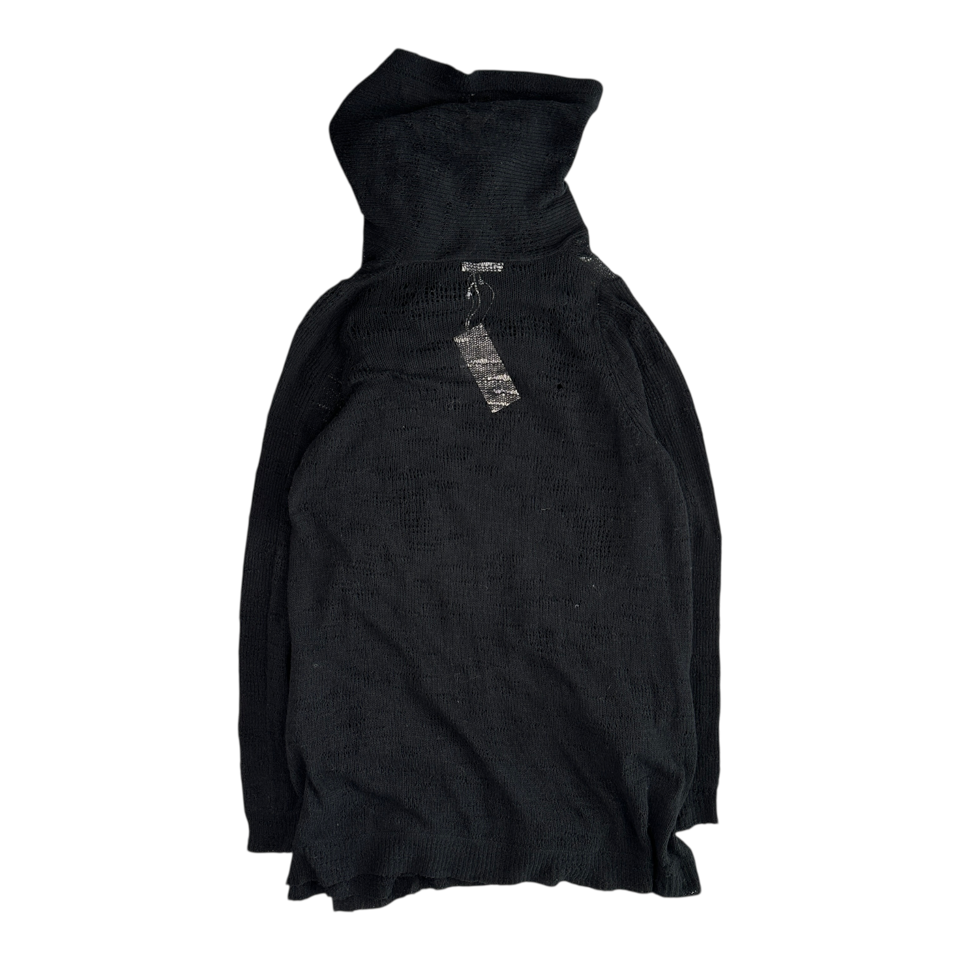 (NEW) (S/M) HELMUT LANG WOOL-BLEND CARDIGAN - BLACK