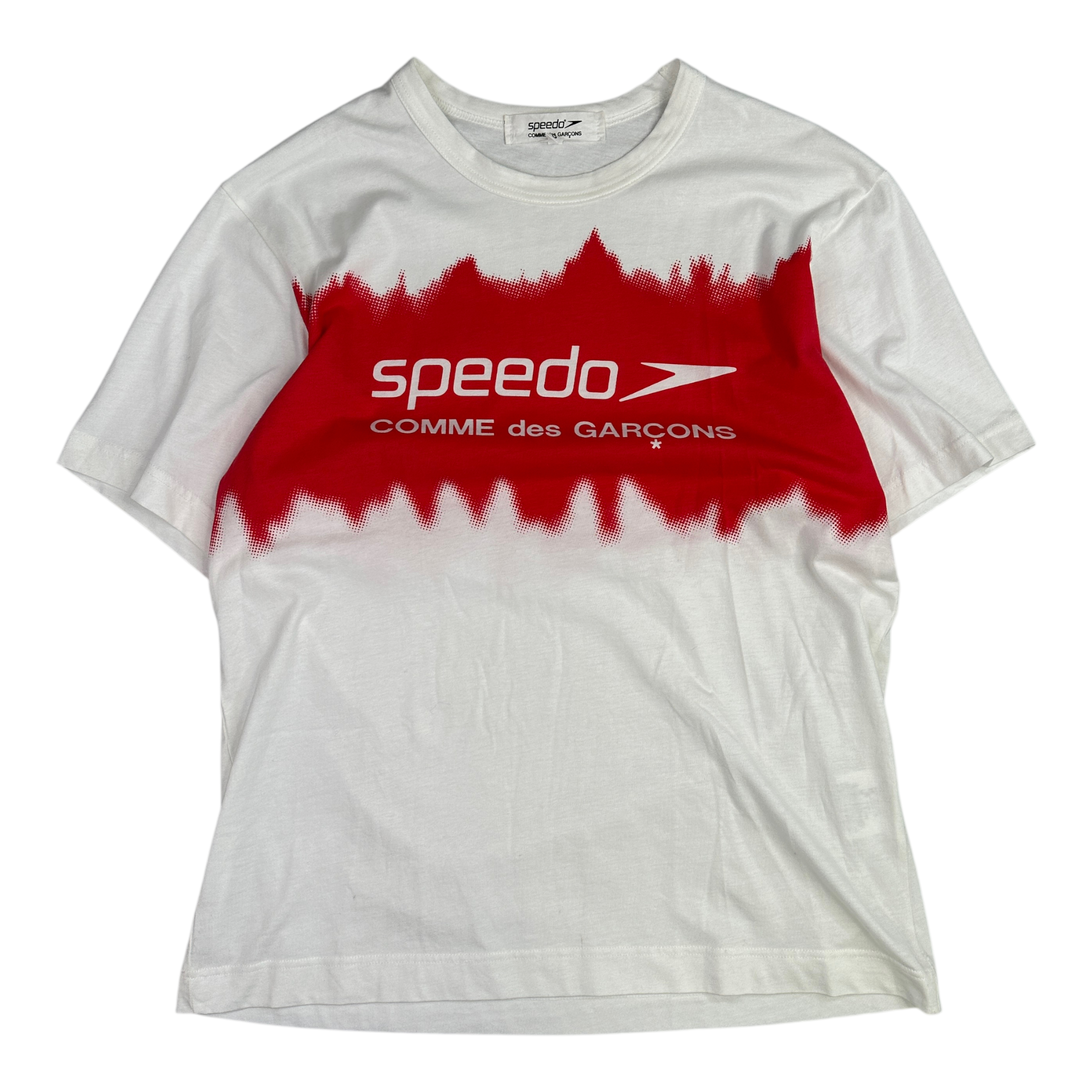 (S) COMME DES GARCONS X SPEEDO T-SHIRT - WHITE