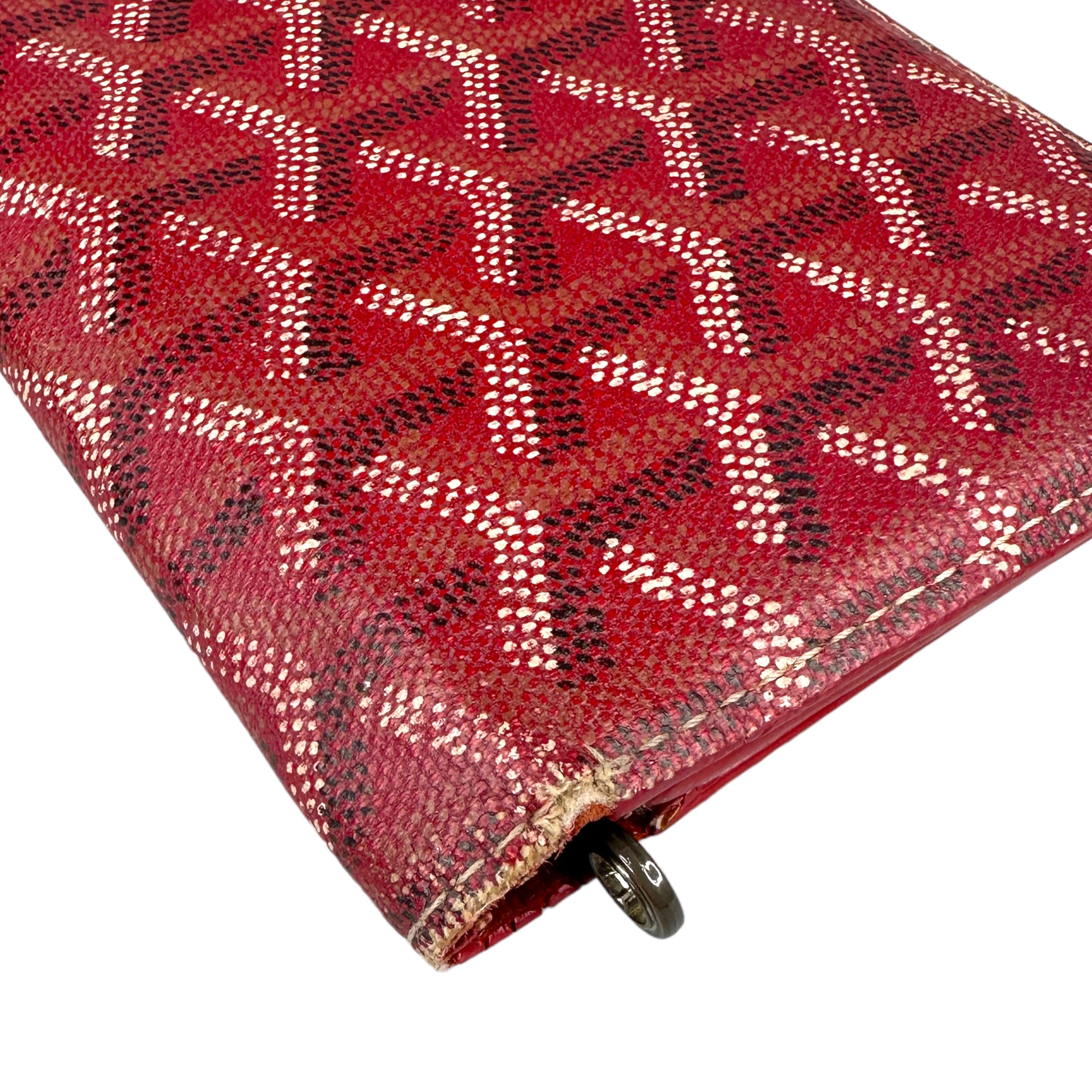 GOYARD RICHELIEU LONG WALLET - RED