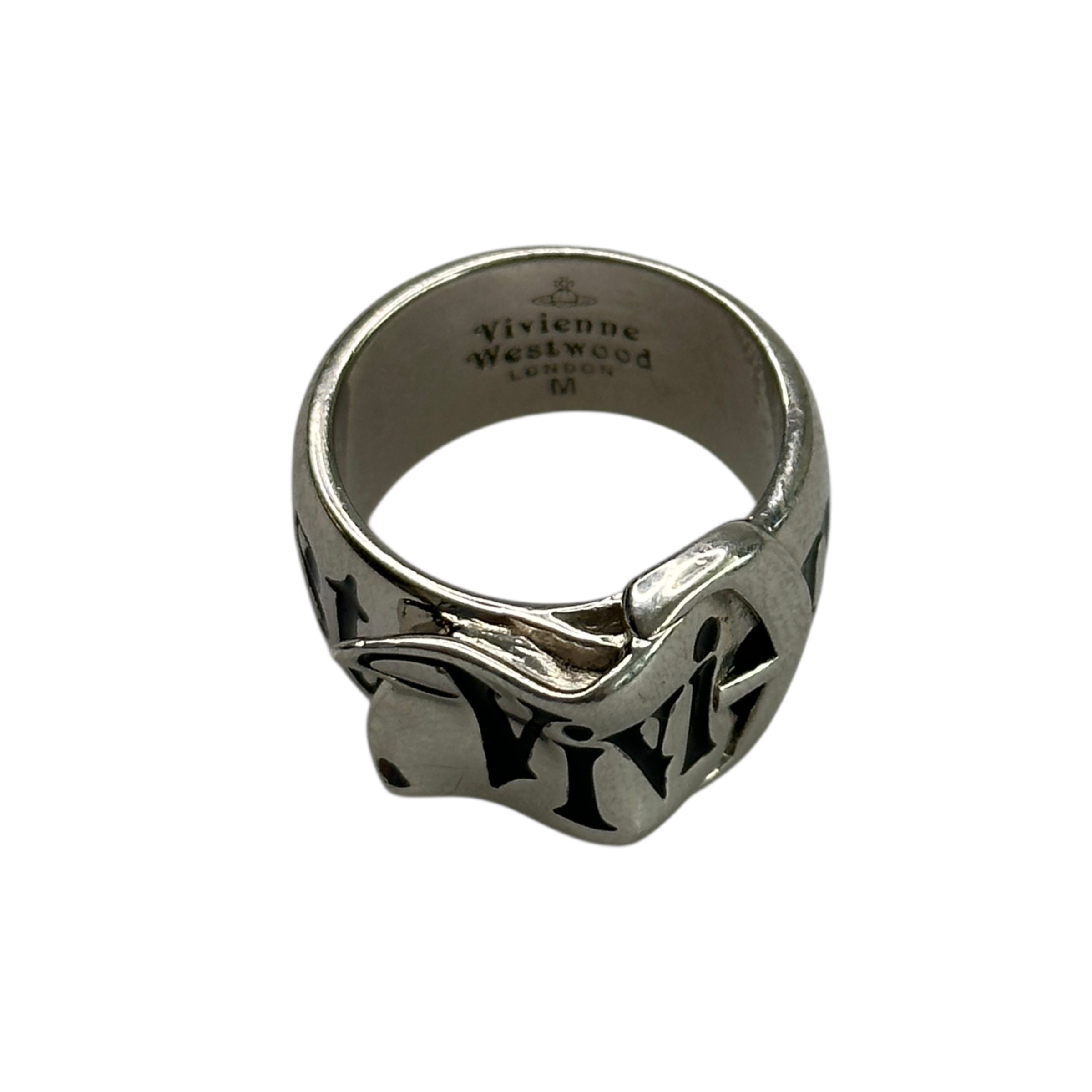(M) VIVIENNE WESTWOOD BELT RING - 925 SILVER