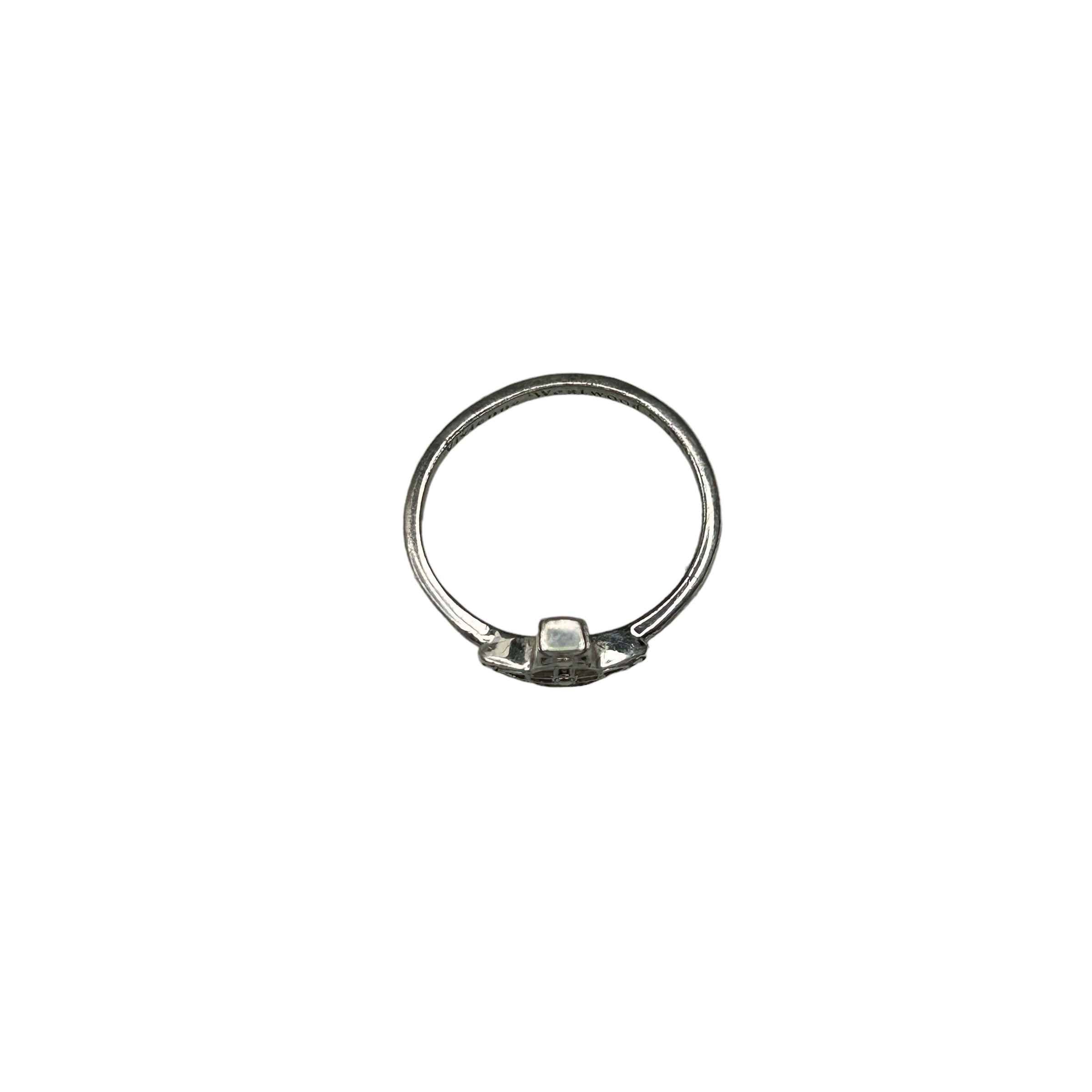 (S/6) VIVIENNE WESTWOOD 925 SILVER ORB RING