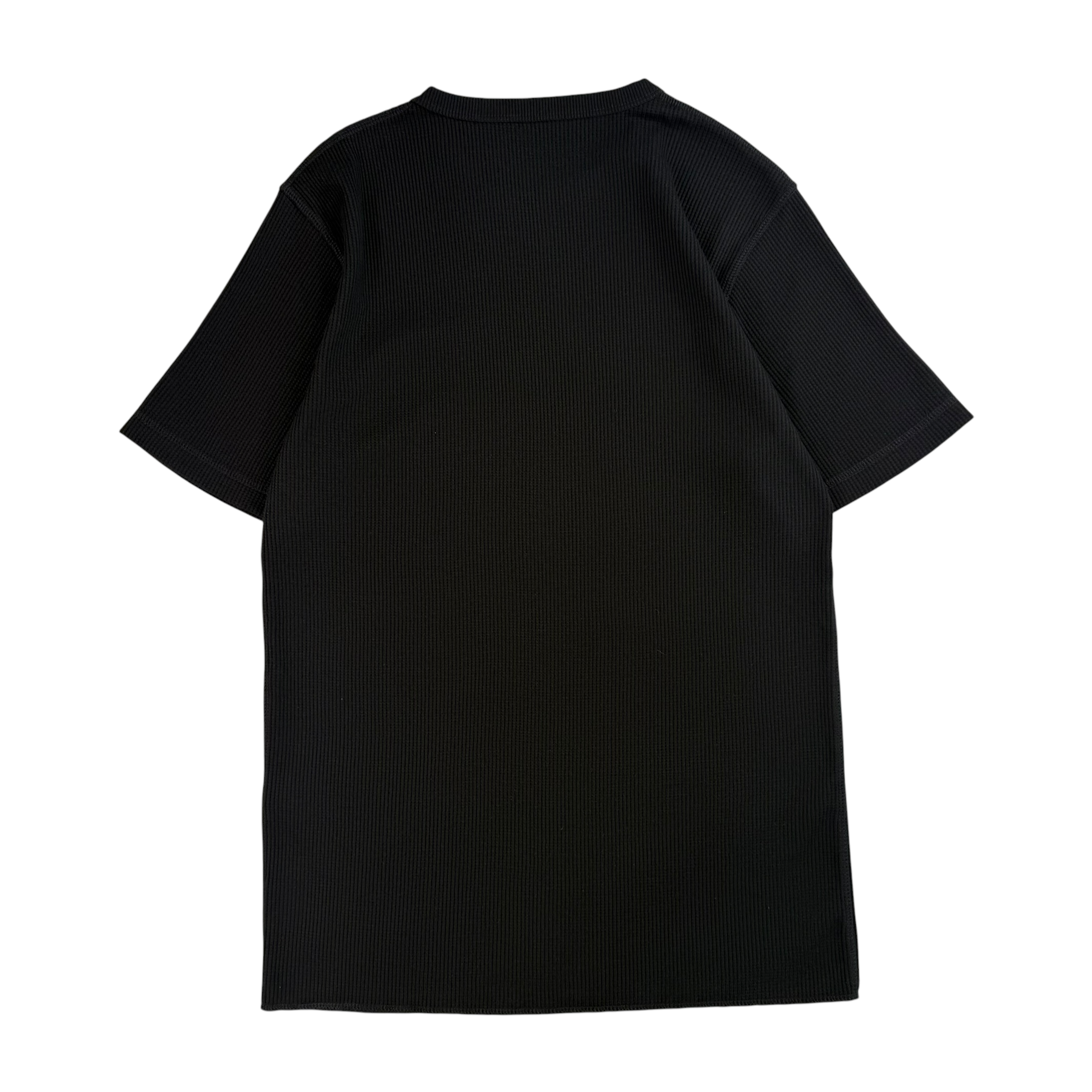 (NEW) AVIREX EVERYDAY WAFFLE SHORT SLEEVE T-SHIRT - BLACK
