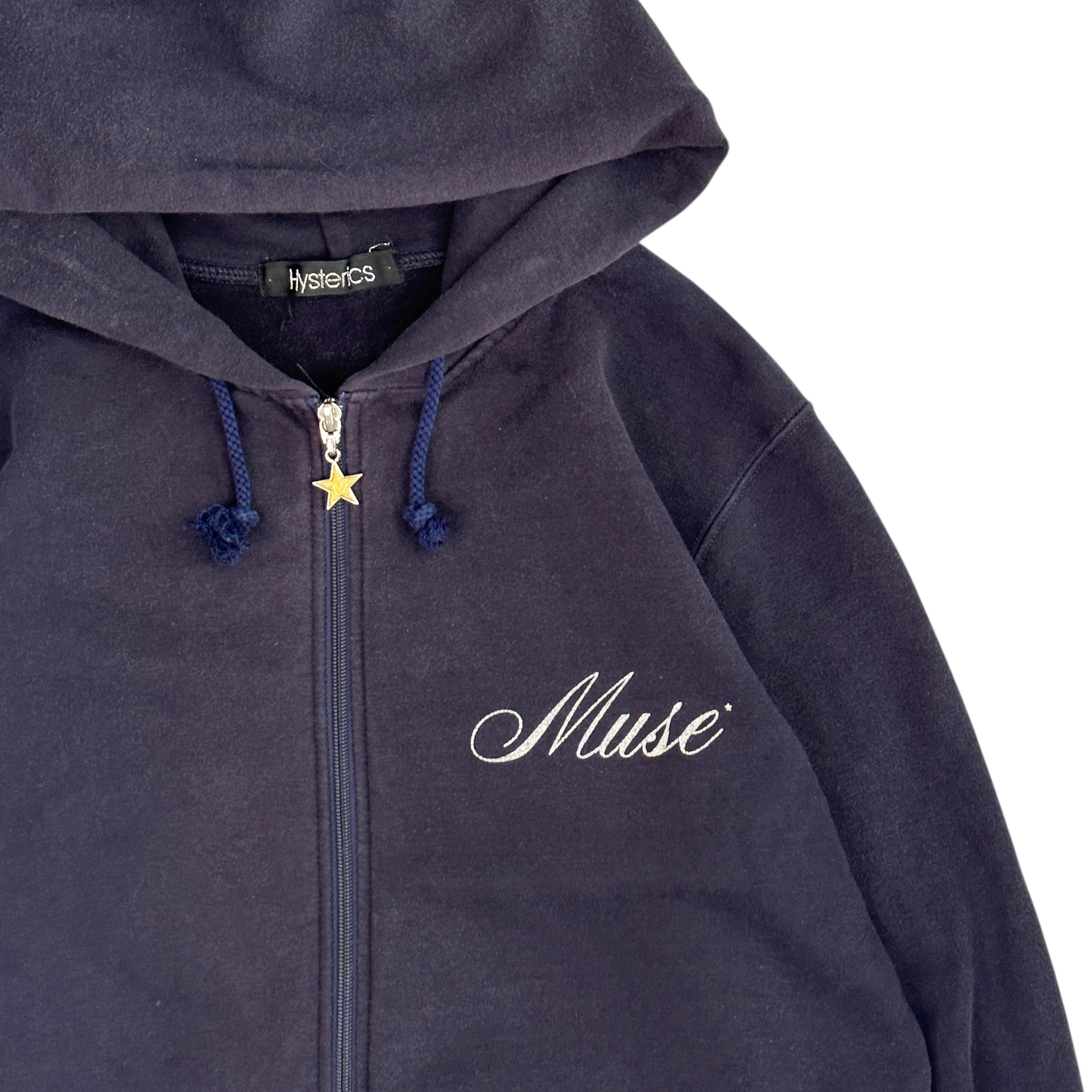HYSTERIC GLAMOUR HYSTERICS "MUSE" HOODIE - NAVY
