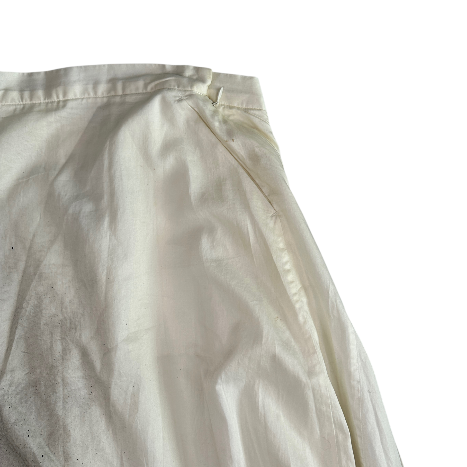 (36) MAISON MIHARA YASUHIRO SKIRT - WHITE