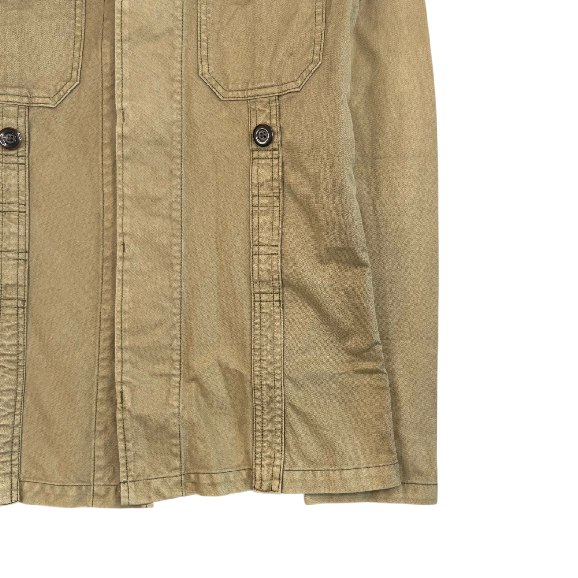 JUNHASHIMOTO OVERSHIRT JACKET - BIEGE