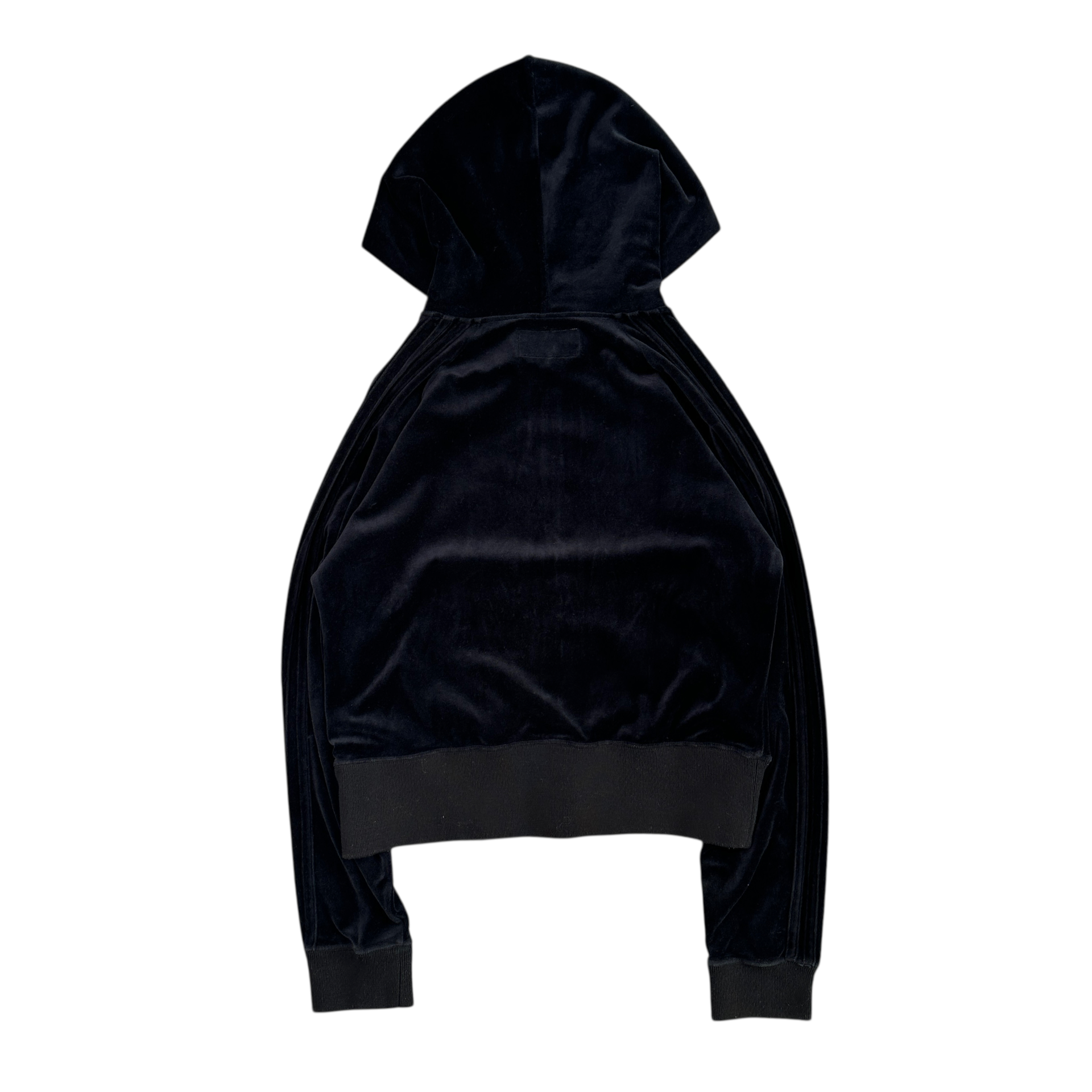 HYSTERIC GLAMOUR HYSTERICS VELOUR RHINESTONE HOODIE