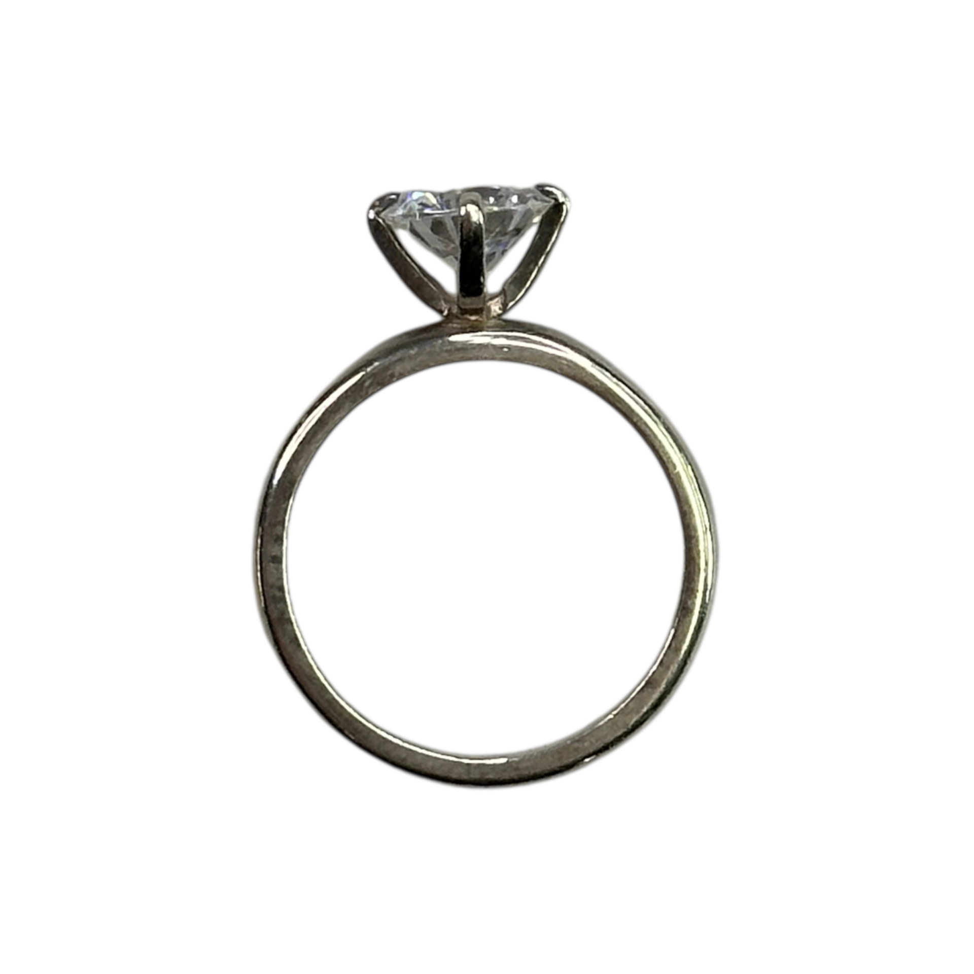 (11) HYSTERIC GLAMOUR CUBIC ZIRCONIA RING - 925 SILVER