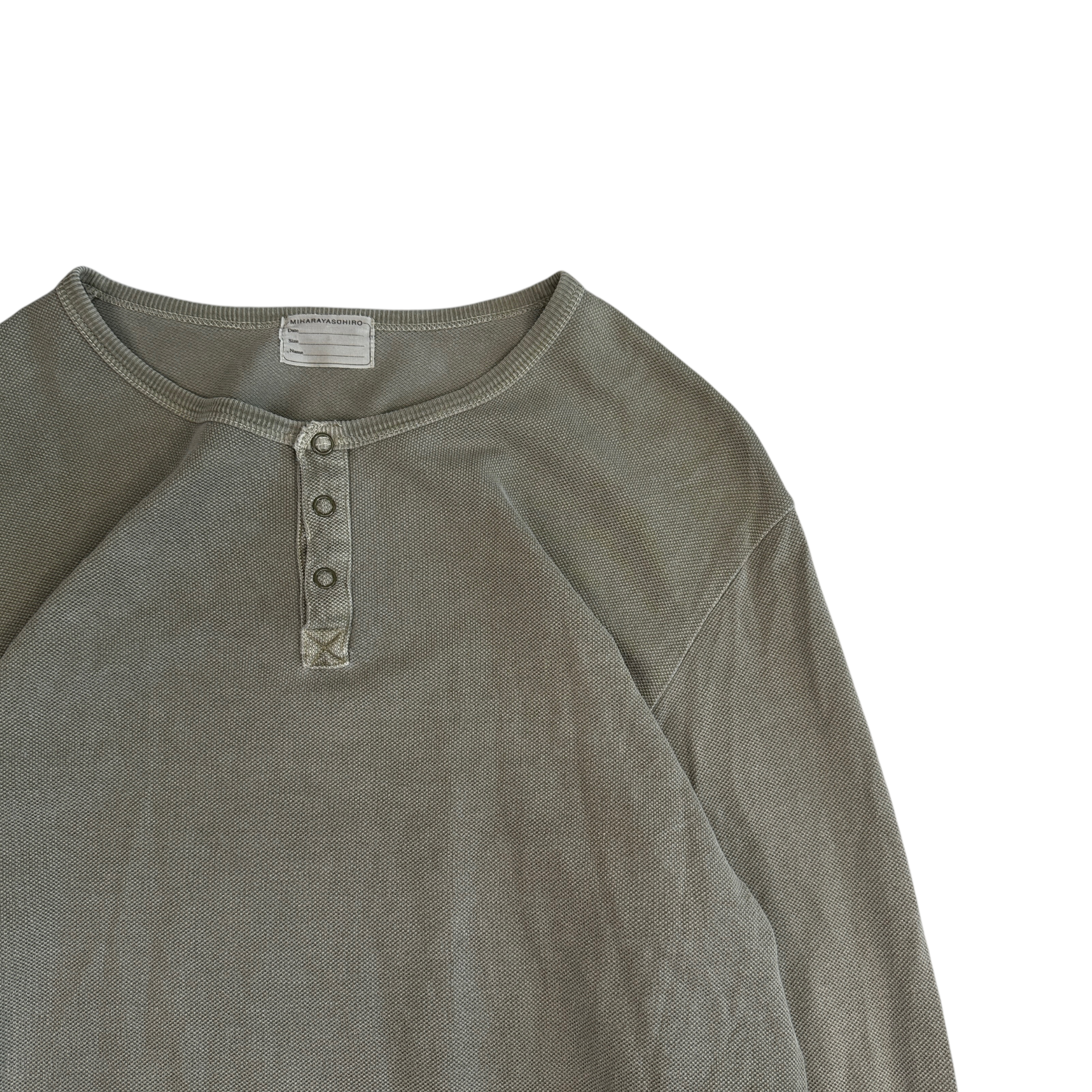 MIHARAYASOHIRO LONG SLEEVE HENLEY