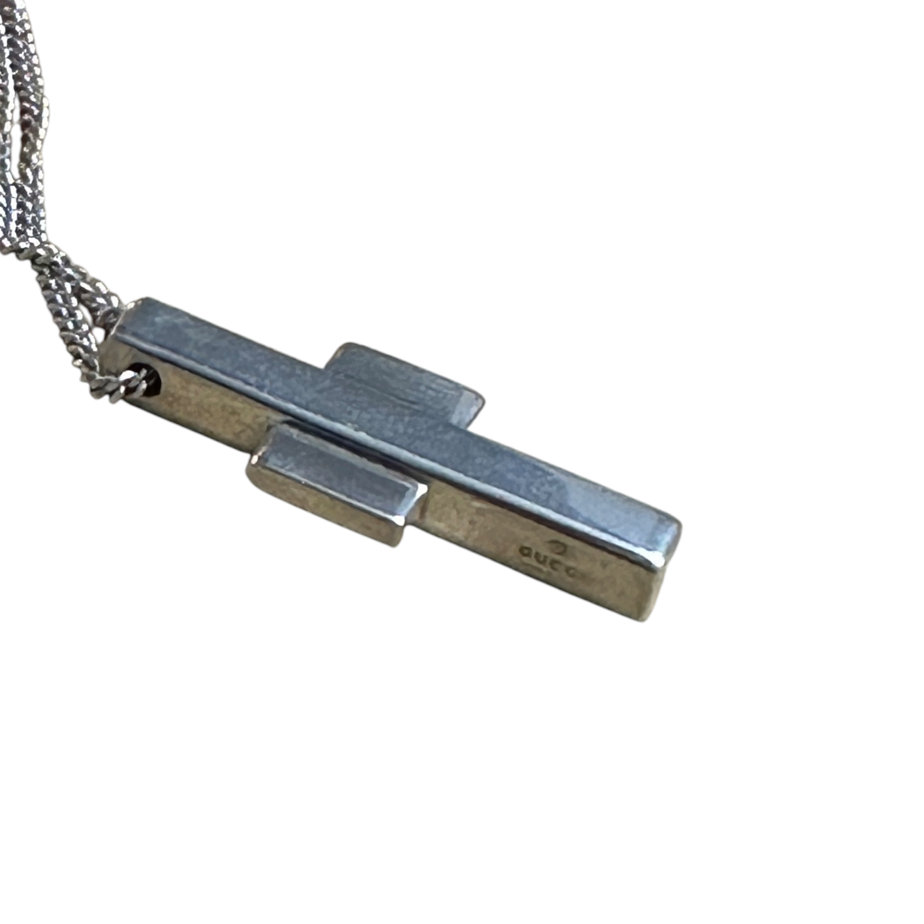 GUCCI CRUCIFIX NECKLACE - 925 SILVER