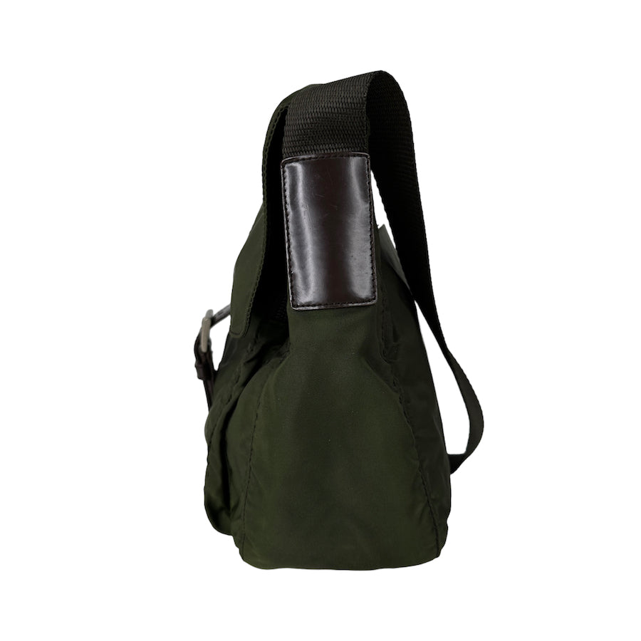 PRADA green nylon crossbody bag (RP839202)
