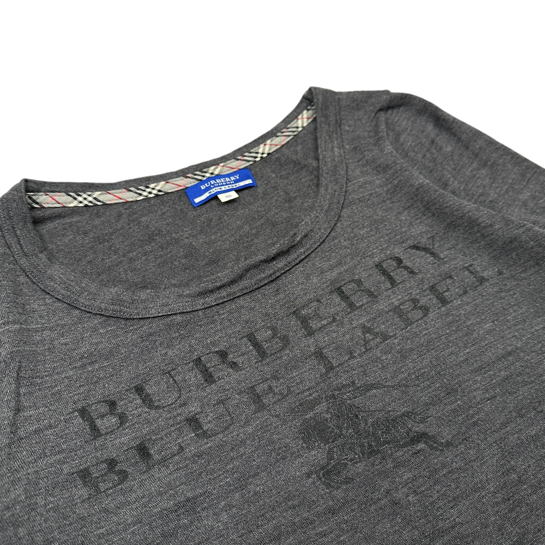 (38) BURBERRY BLUE LABEL WOOL LONG SLEEVE TOP