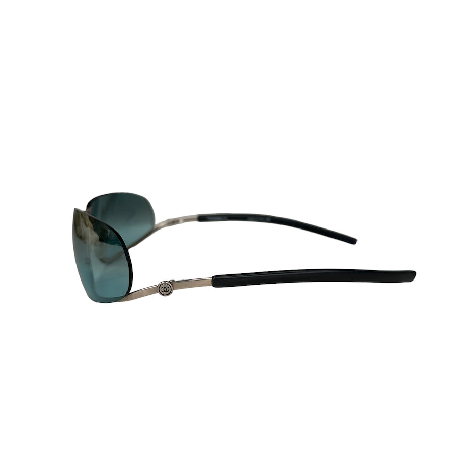 CHANEL C194 SKY BLUE RIMLESS SUNGLASSES