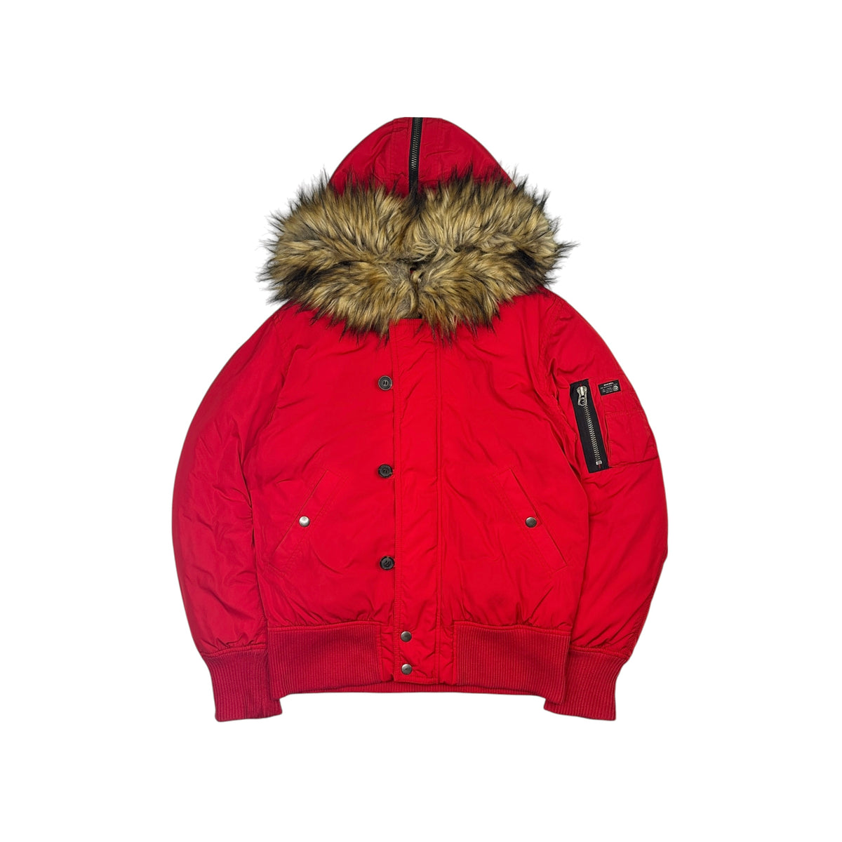 (M) DIESEL TEFLON DUPONT DOWN JACKET - RED