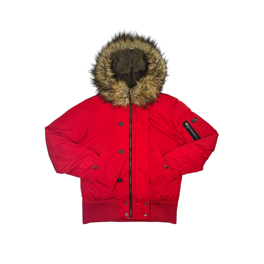 (M) DIESEL TEFLON DUPONT DOWN JACKET - RED
