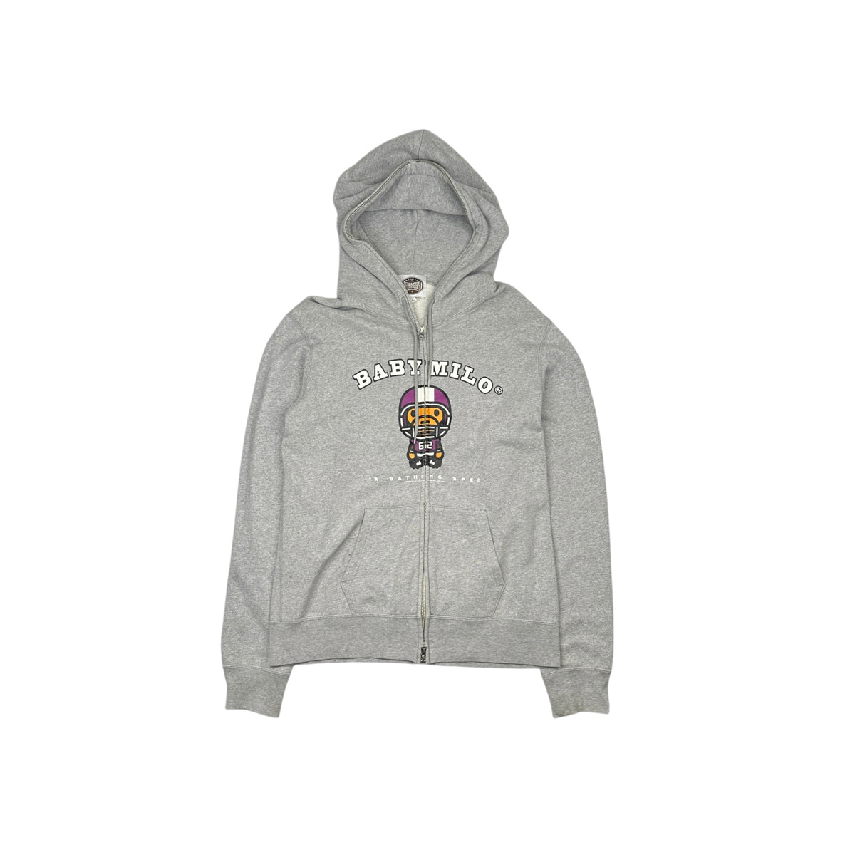 (L) BAPE 2011 BABY MILO AMERICAN FOOTBALL FULL ZIP HOODIE