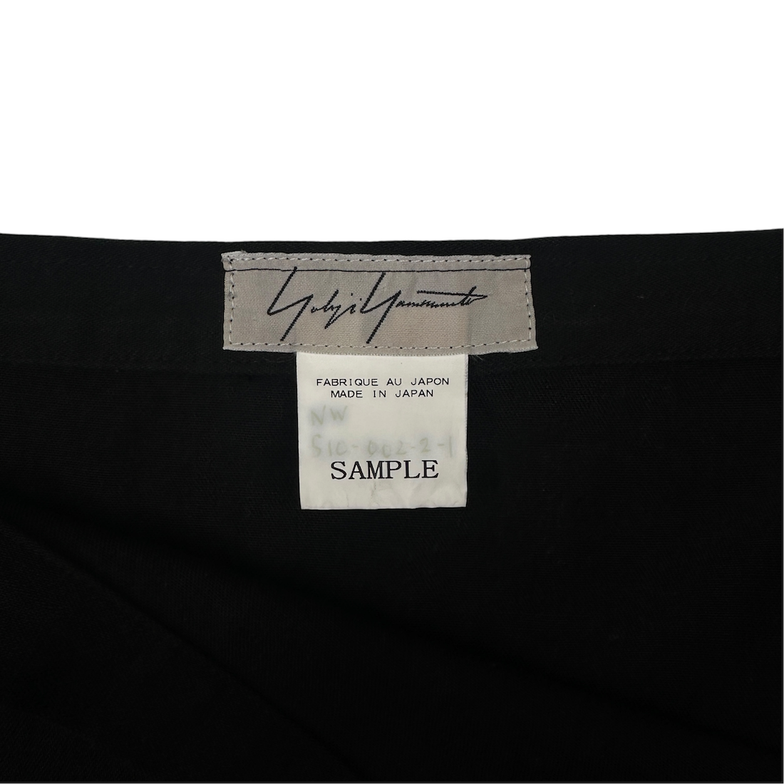 (SAMPLE) YOHJI YAMAMOTO ASYMMETRICAL POCKET SKIRT