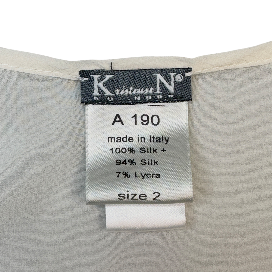 (2) KRISTENSEN DU NORD SILK SHEER DRESS - WHITE