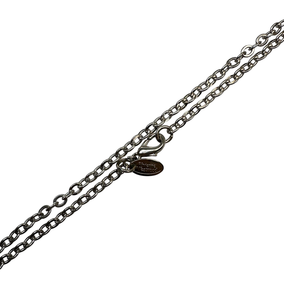 VIVIENNE WESTWOOD PLAYING CARDS NECKLACE - SILVER PLATED (BRASS)