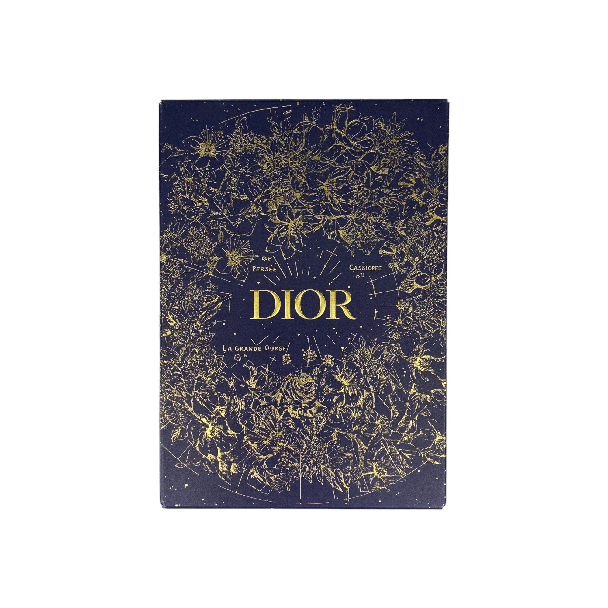 (NEW) DIOR CHRISTMAS HOLIDAY NOTEBOOK - NAVY/GOLD