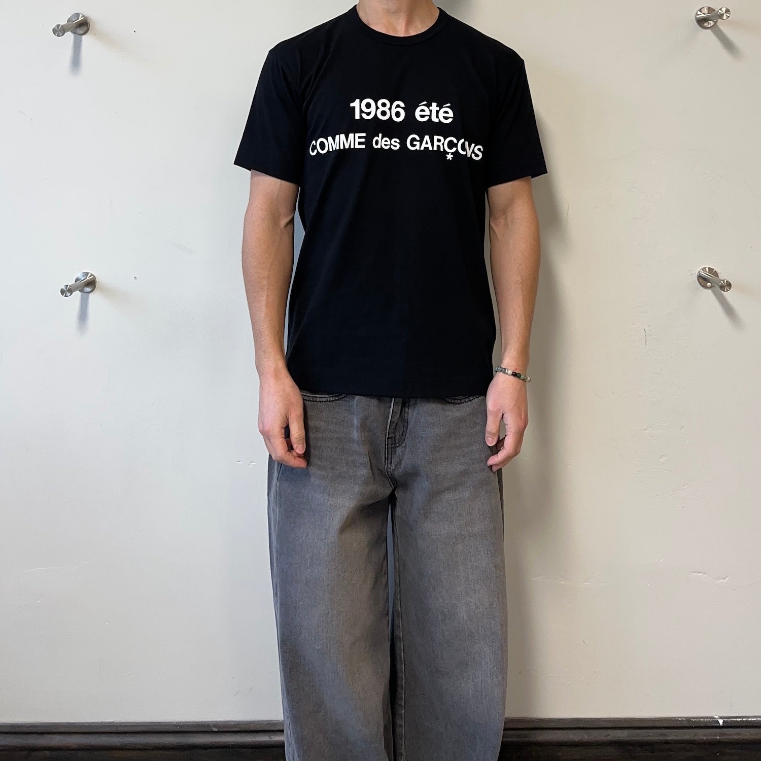 (NEW) COMME DES GARÇONS 1986 T-SHIRT - BLACK