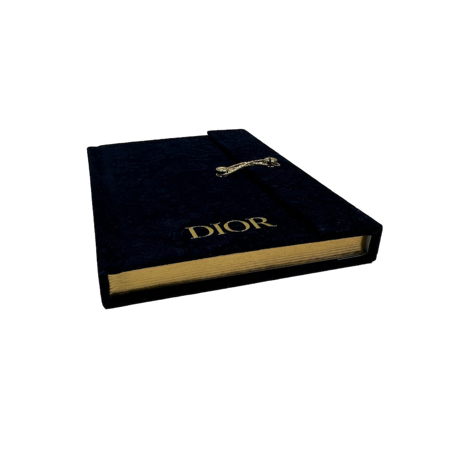 (new) DIOR velour notebook