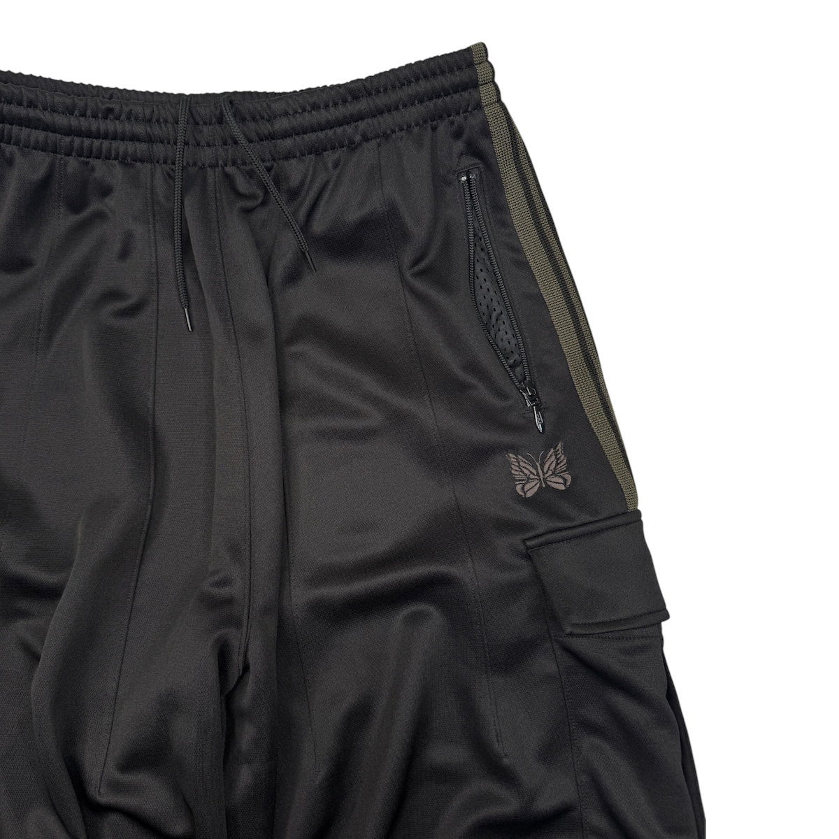 (NEW) NEEDLES H.D BDU TRACK PANTS - BLACK