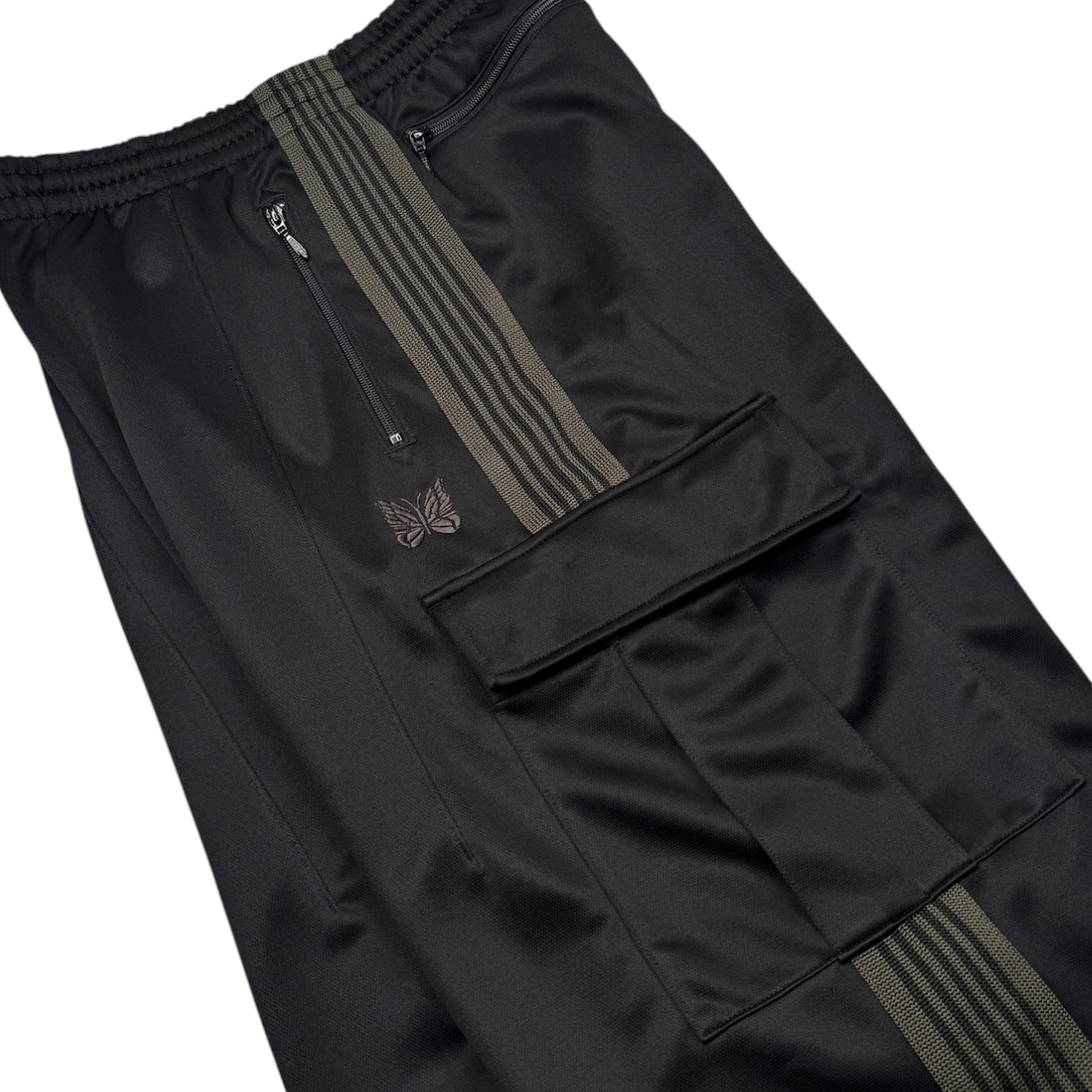 (NEW) NEEDLES H.D BDU TRACK PANTS - BLACK
