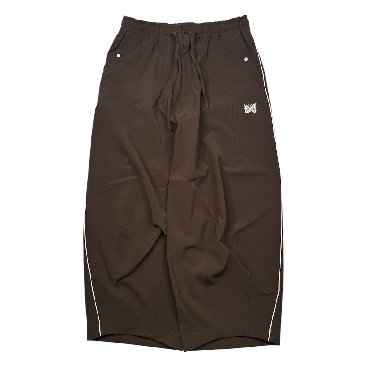 (NEW) NEEDLES PIPING COWBOY H.D PANTS - BROWN