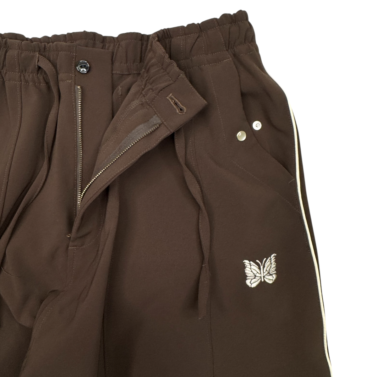 (NEW) NEEDLES PIPING COWBOY H.D PANTS - BROWN