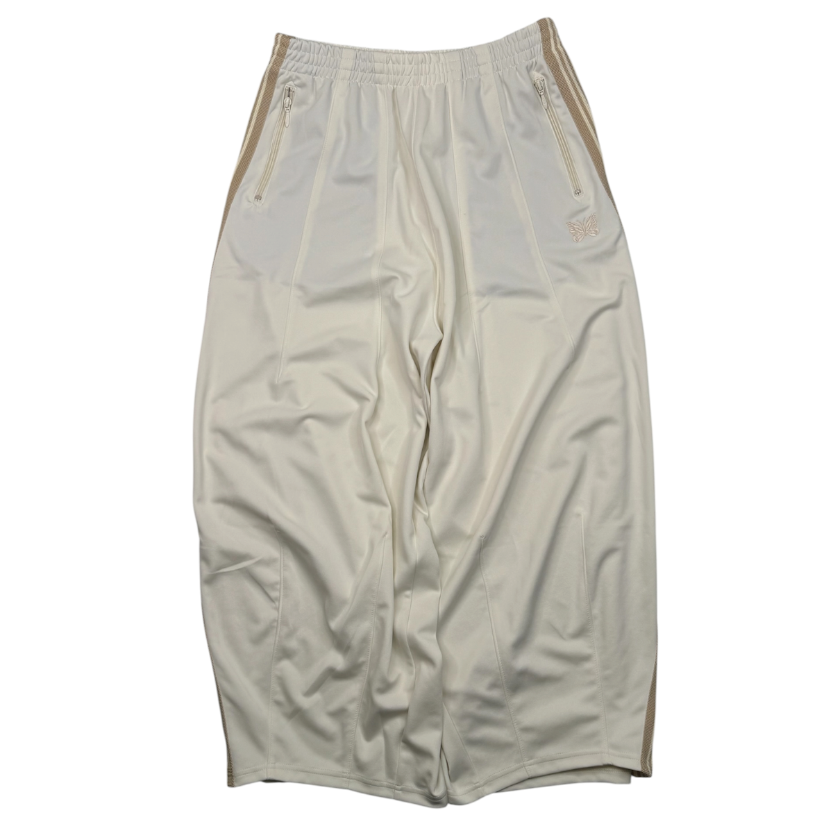 (NEW) NEEDLES COOL H.D TRACK PANTS - CREAM