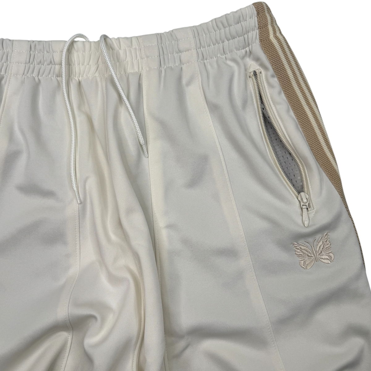 (NEW) NEEDLES COOL H.D TRACK PANTS - CREAM