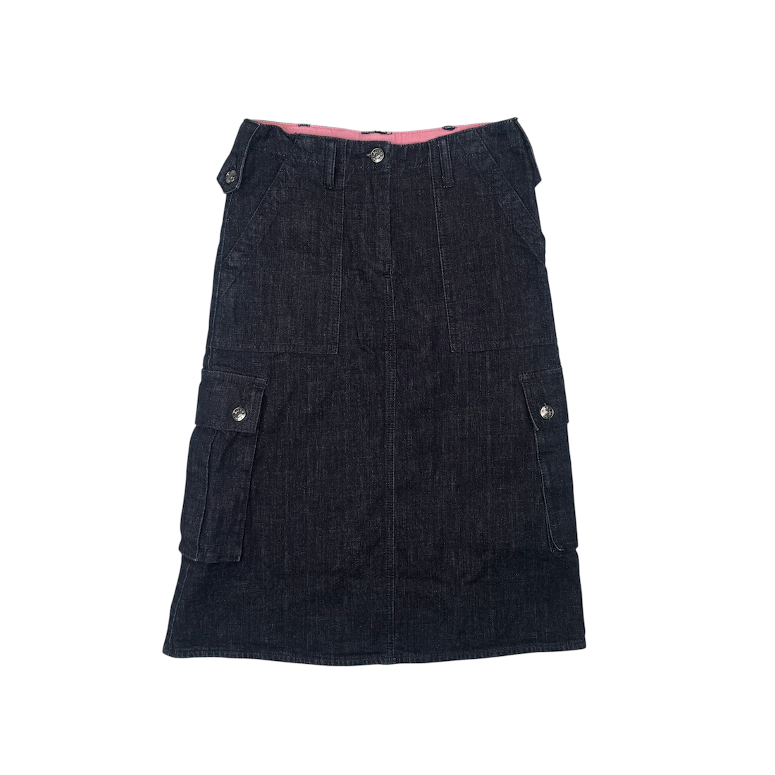 EVISU DONNA CARGO DENIM SKIRT