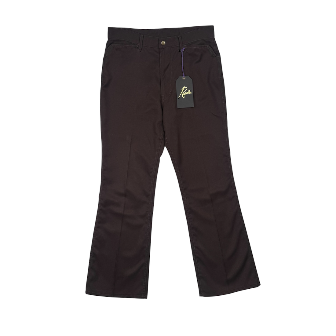 (NEW) (S) NEEDLES BOOTCUT SLACKS - BROWN