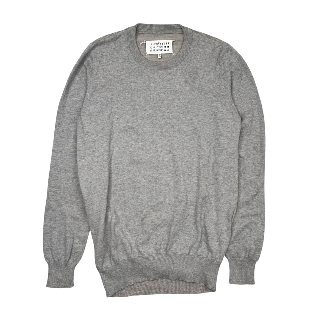 MAISON MARGIELA SS15 COTTON/WOOL BLEND KNIT - GREY