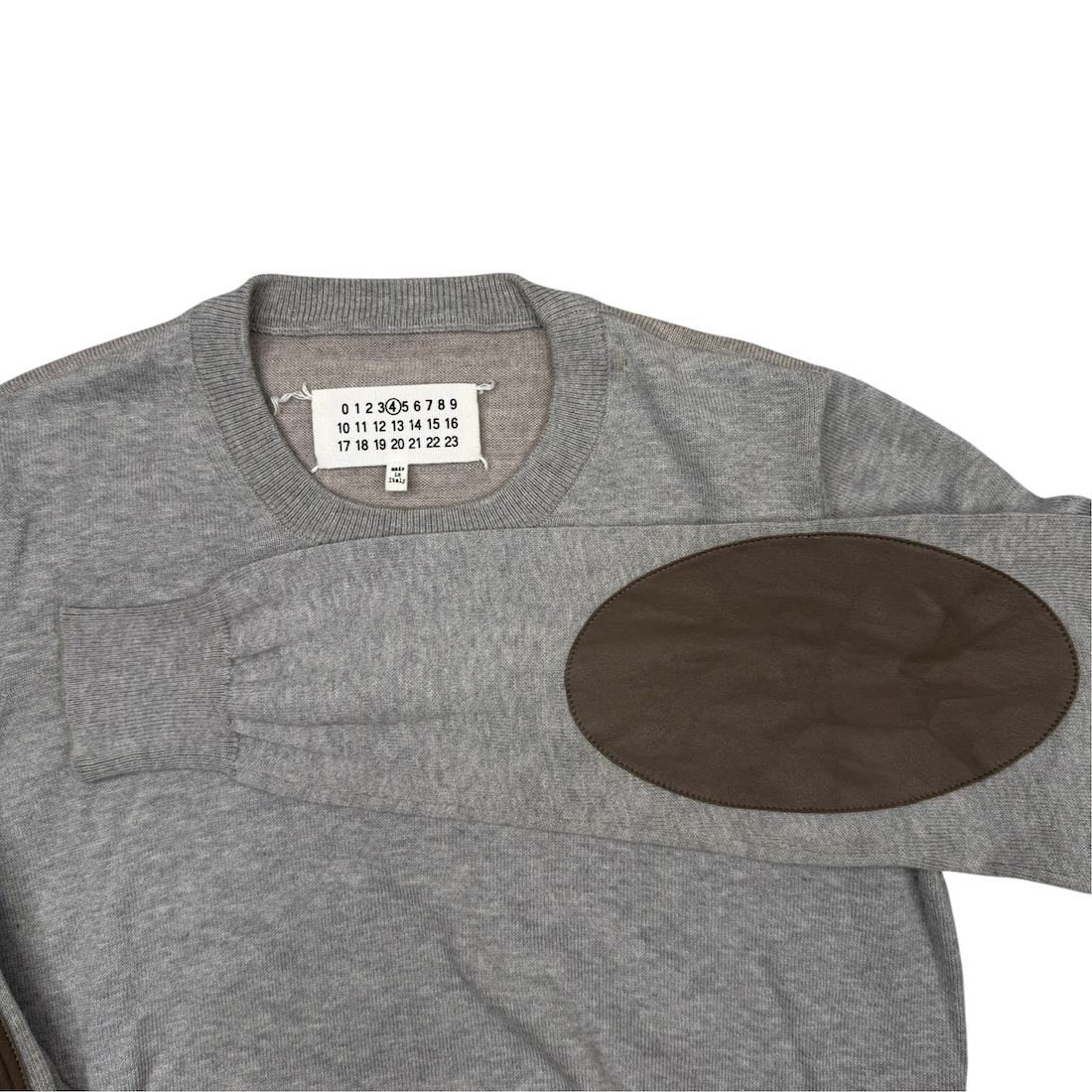 MAISON MARGIELA SS15 COTTON/WOOL BLEND KNIT - GREY