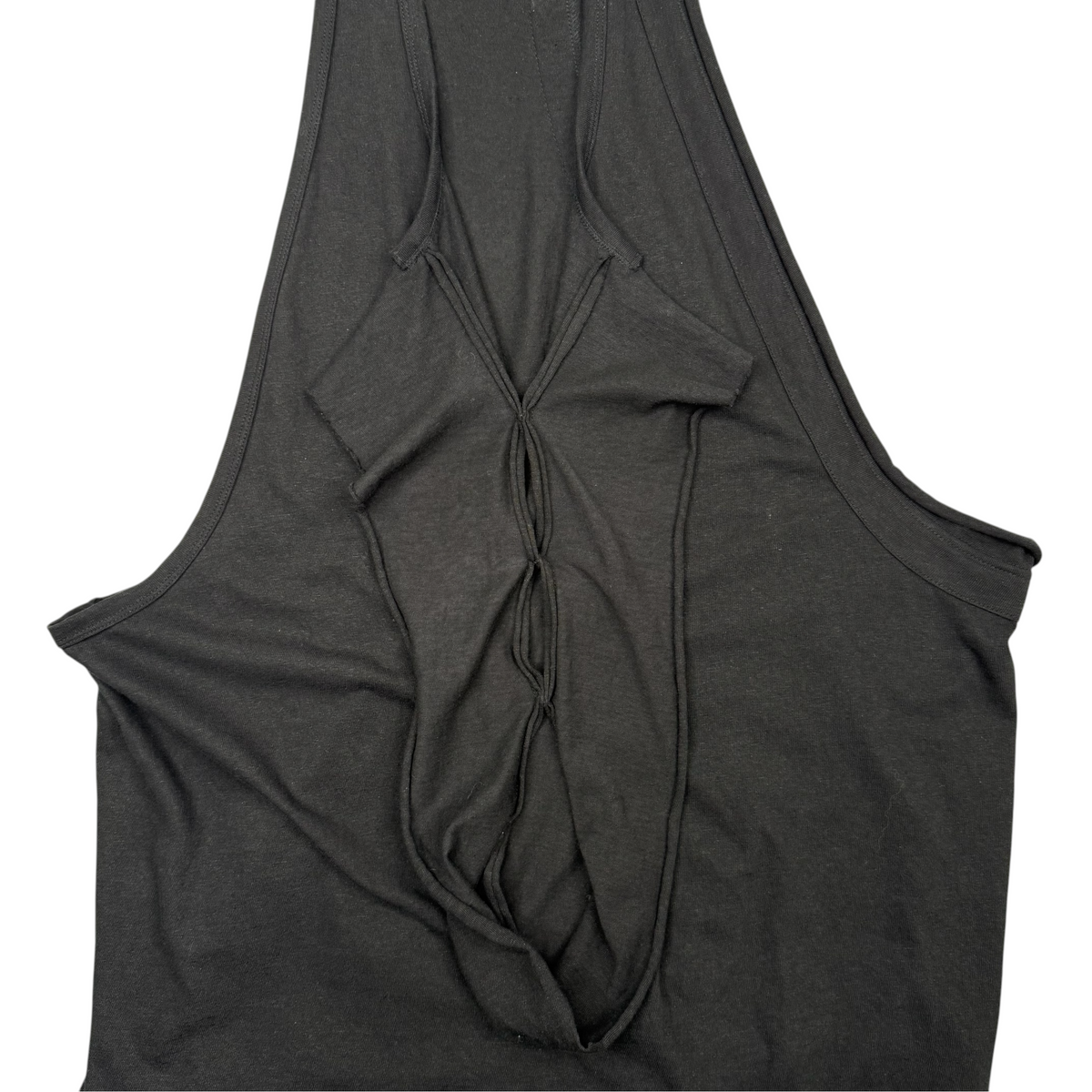 (2) Y'S YOHJI YAMAMOTO COTTON-LINEN BLEND TANK TOP