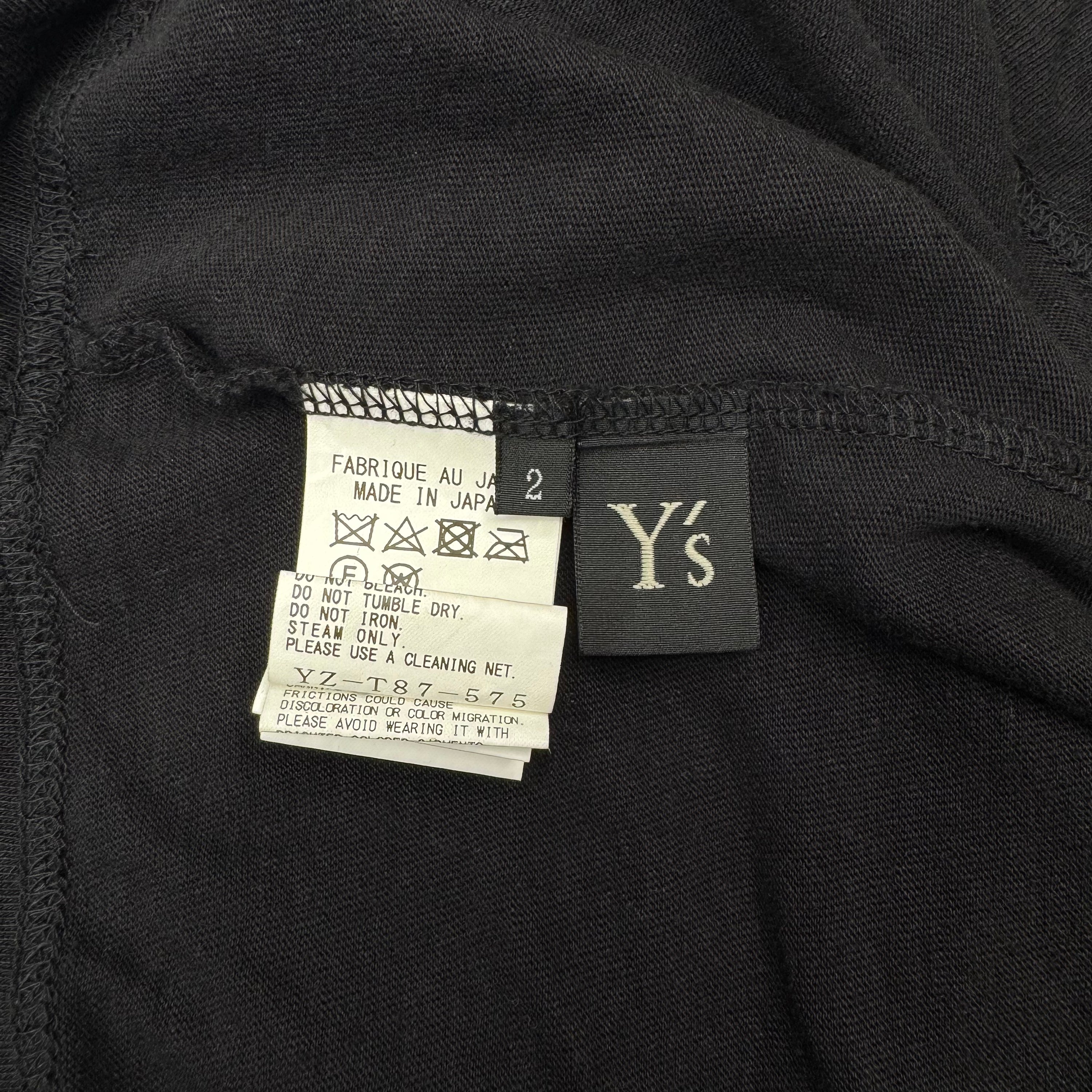 (2) Y'S YOHJI YAMAMOTO COTTON-LINEN BLEND TANK TOP