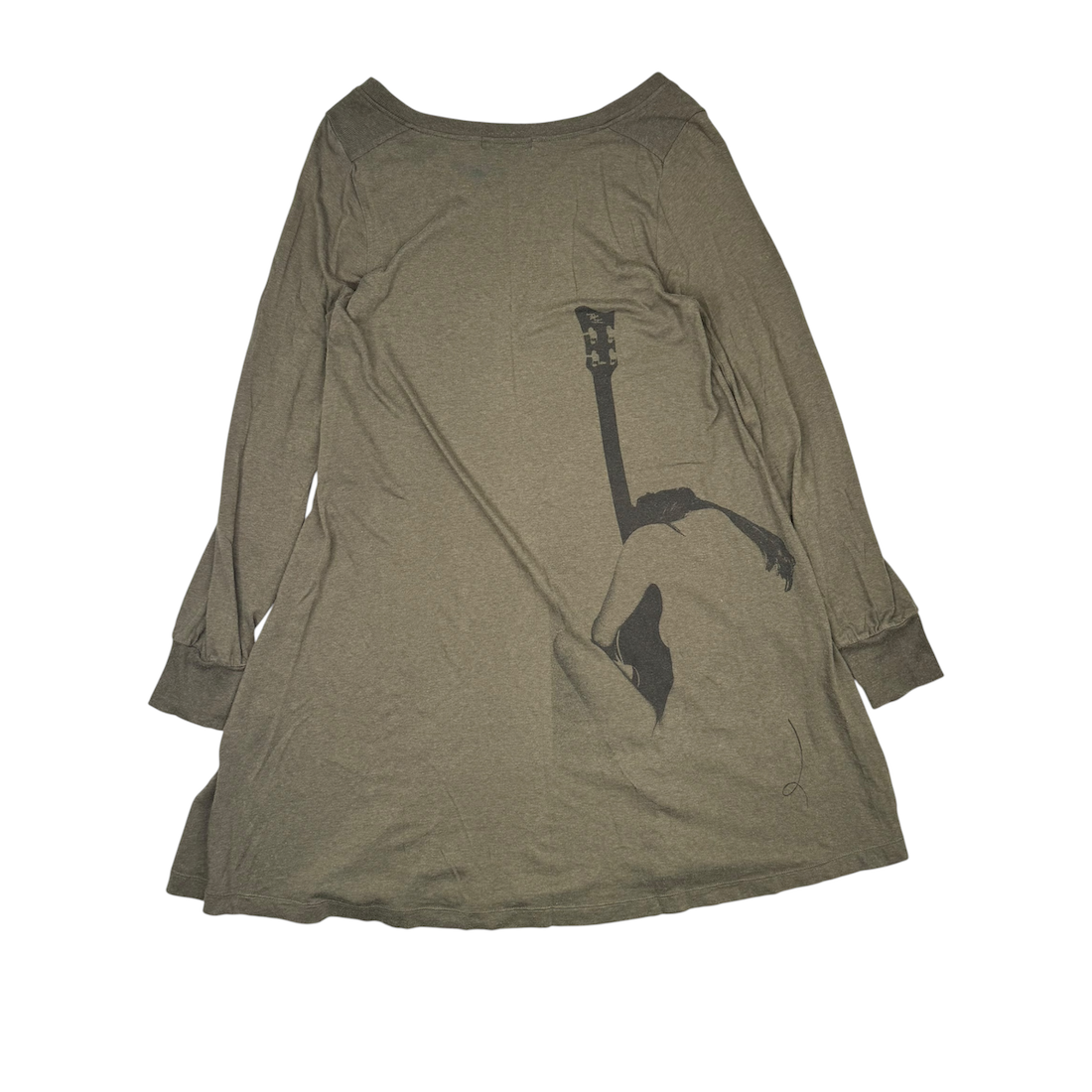 HYSTERIC GLAMOUR GUITAR LONG SLEEVE DRESS