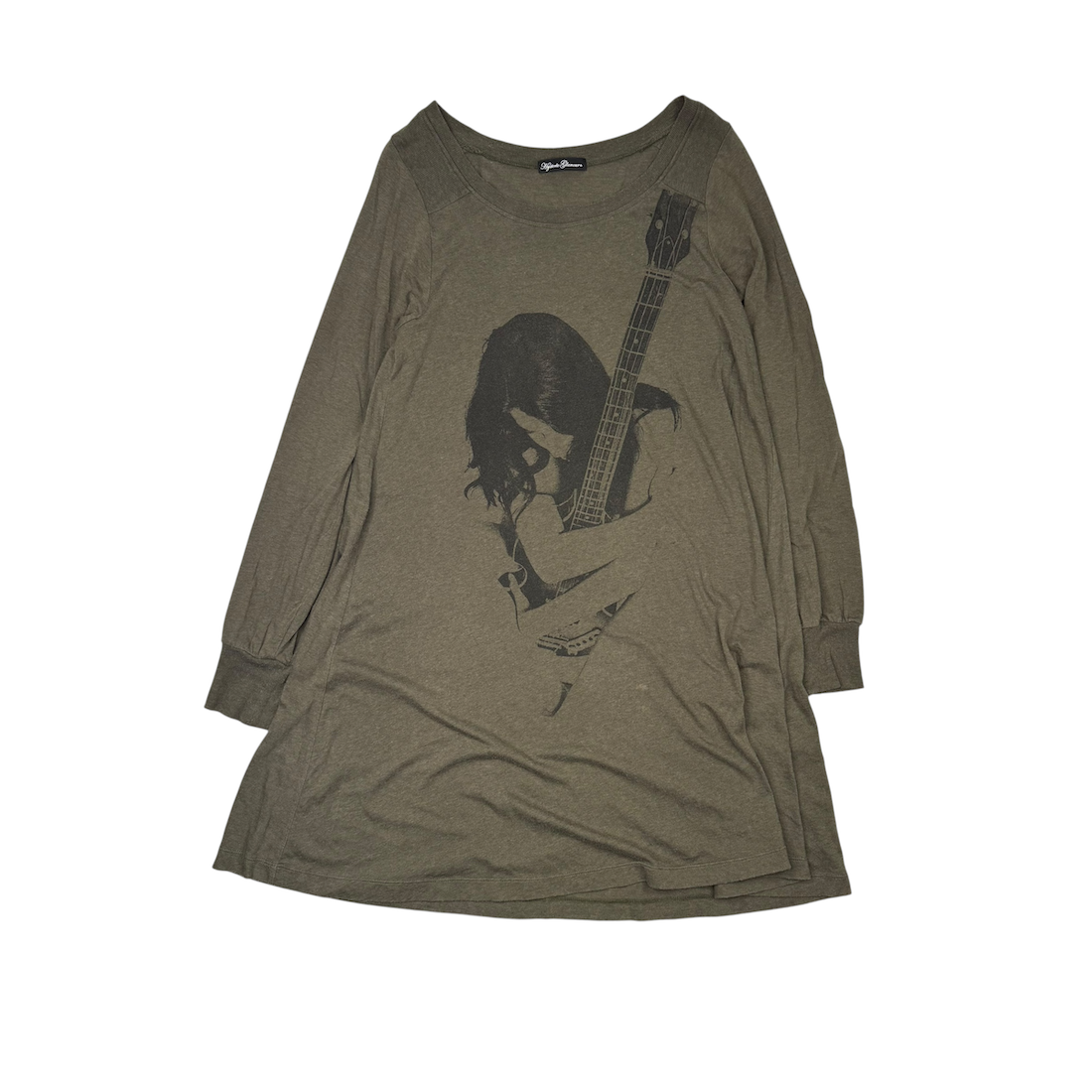 HYSTERIC GLAMOUR GUITAR LONG SLEEVE DRESS